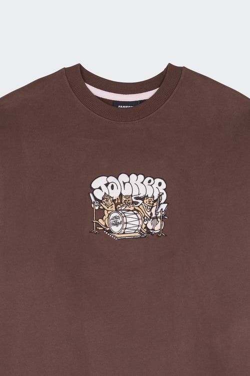 JACKER Sweatshirt Marron
