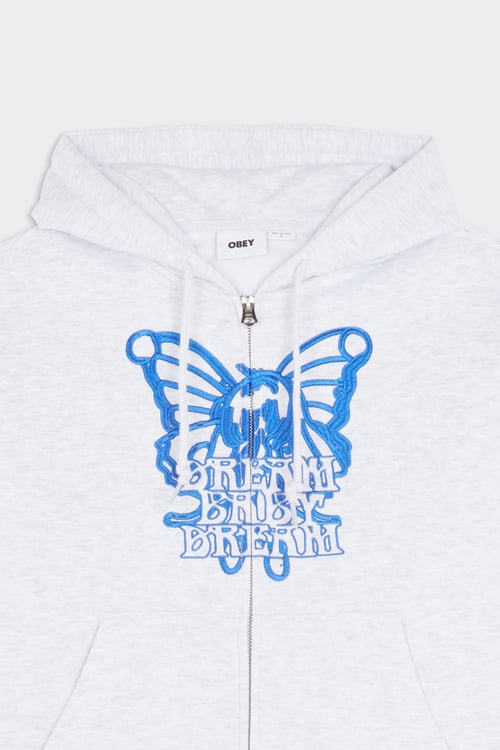 OBEY Hoodie zippé Gris