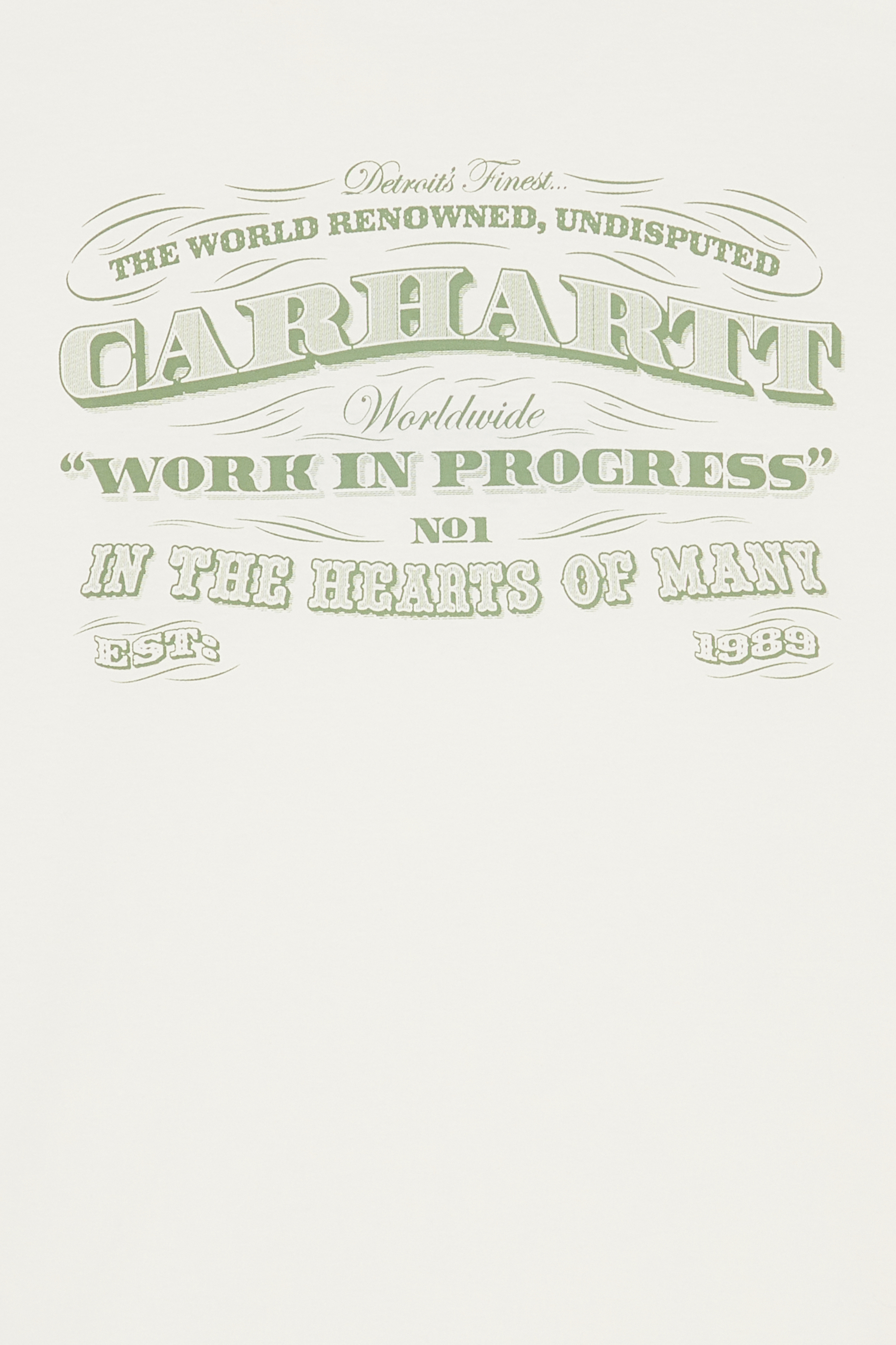 Regular-fit round-neck cotton T-shirt Beige