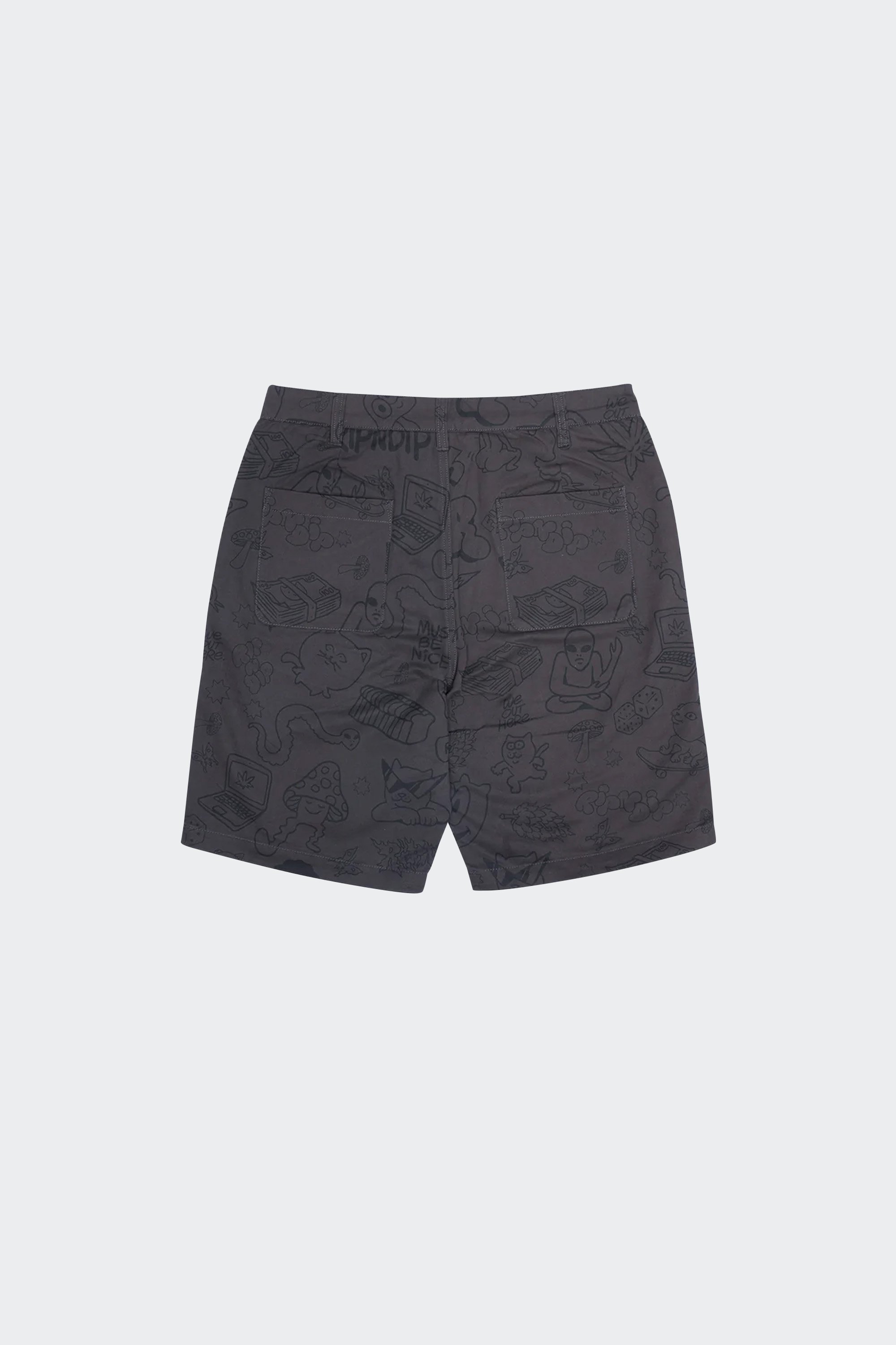 Shorts | Brown by RIPNDIP Shorts Brown