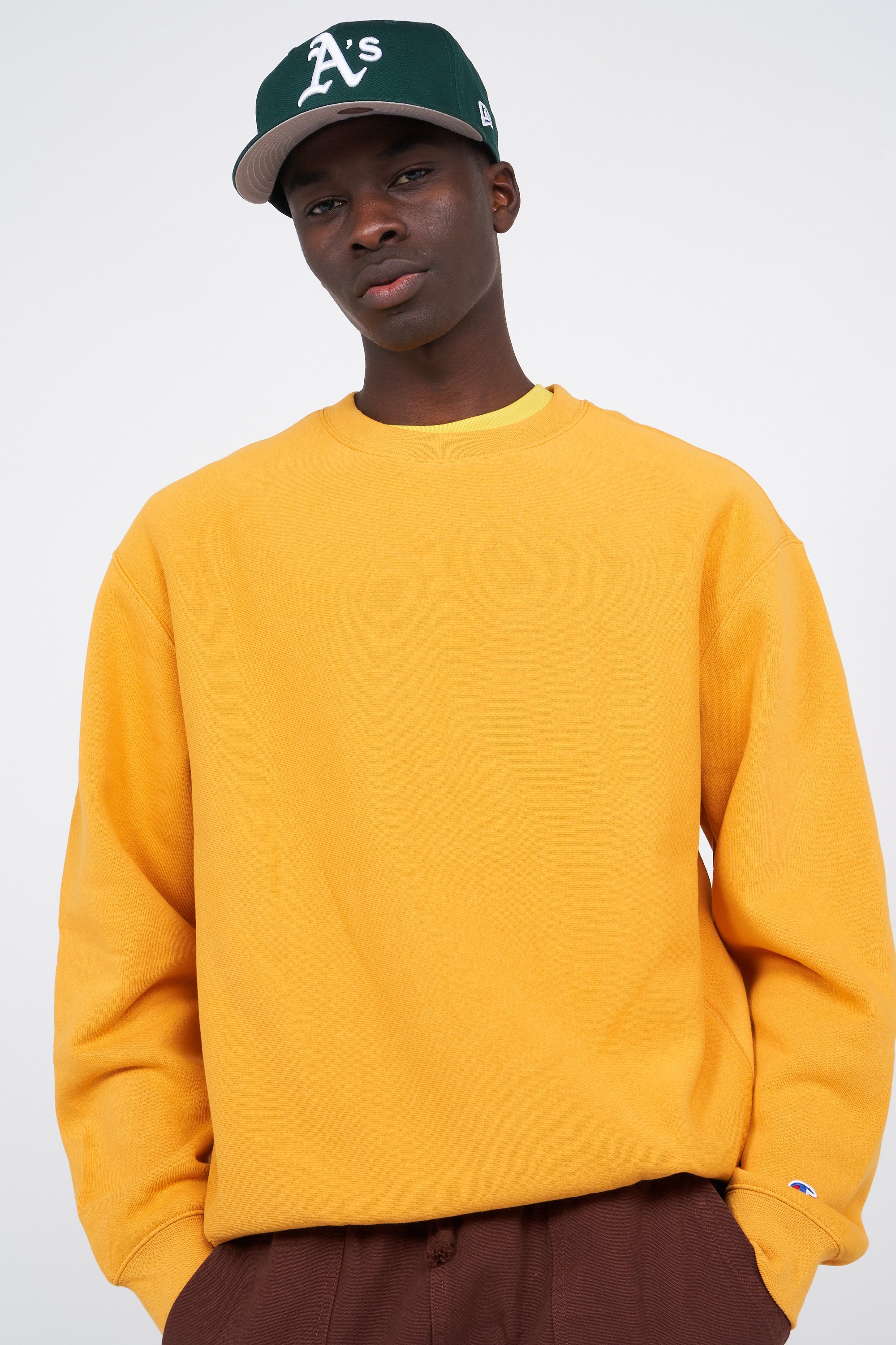 Sweatshirt | Yellow by CHAMPION Sweatshirt Yellow