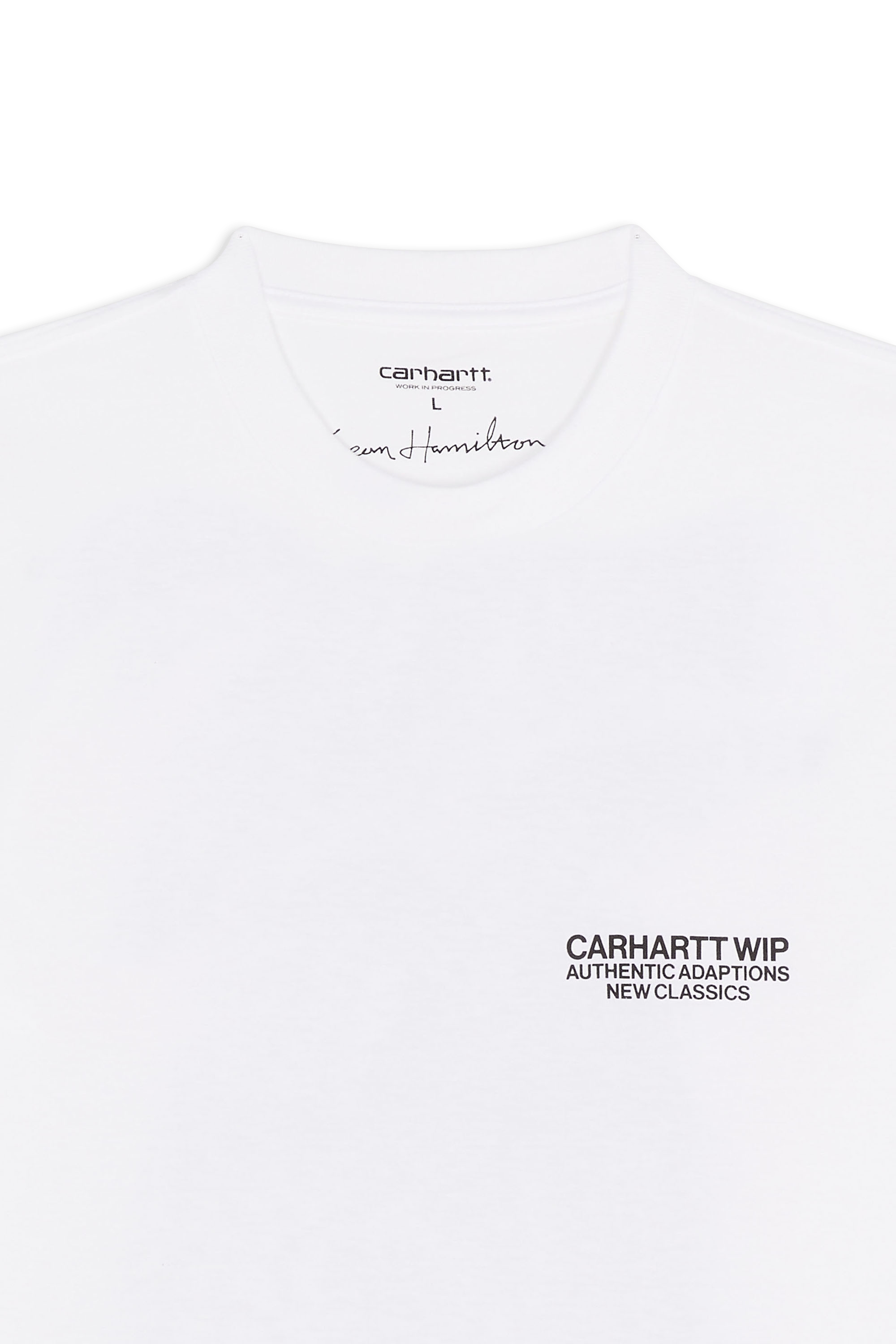 Regular-fit round-neck cotton T-shirt White