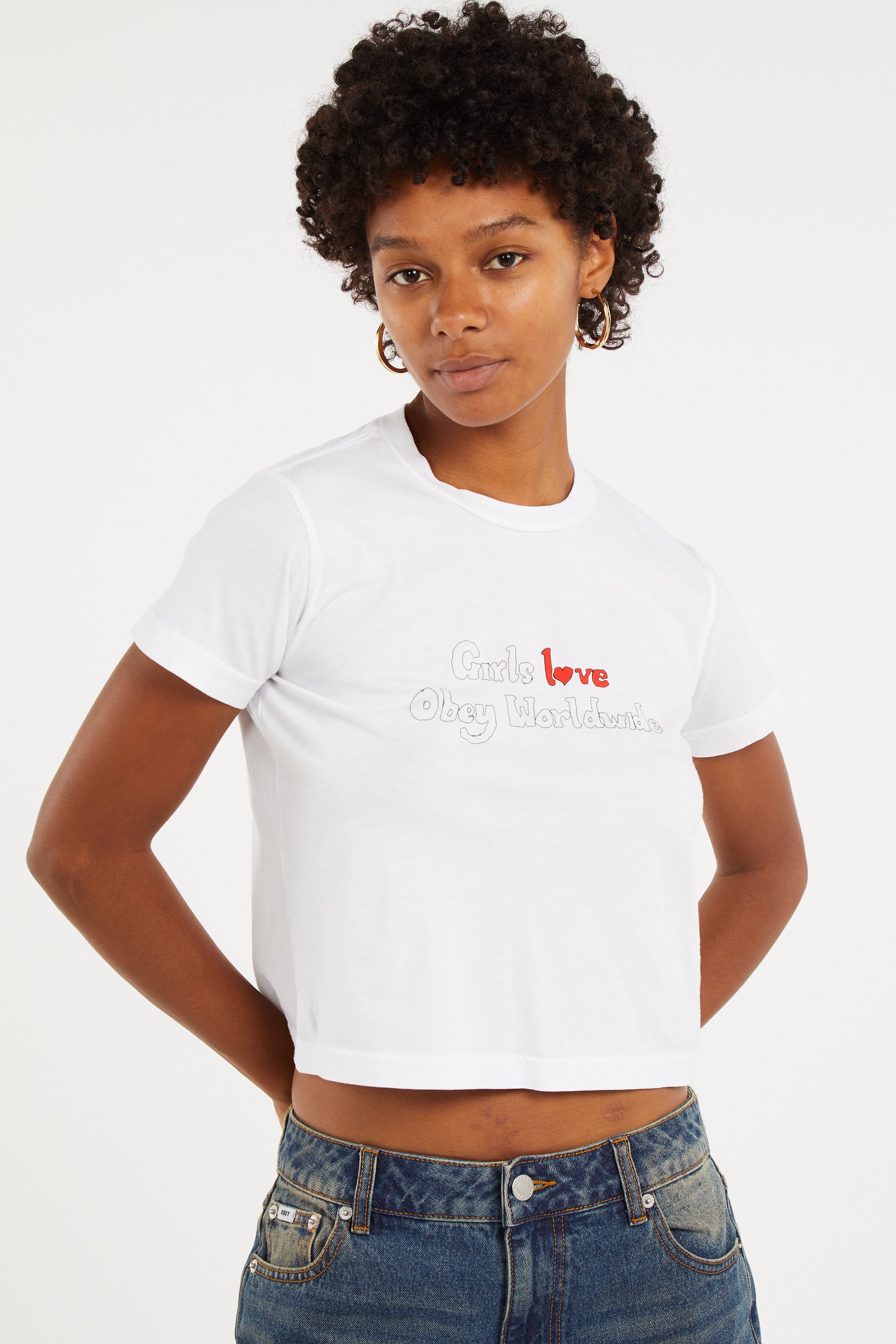 T-shirt | Blanc OBEY Femme