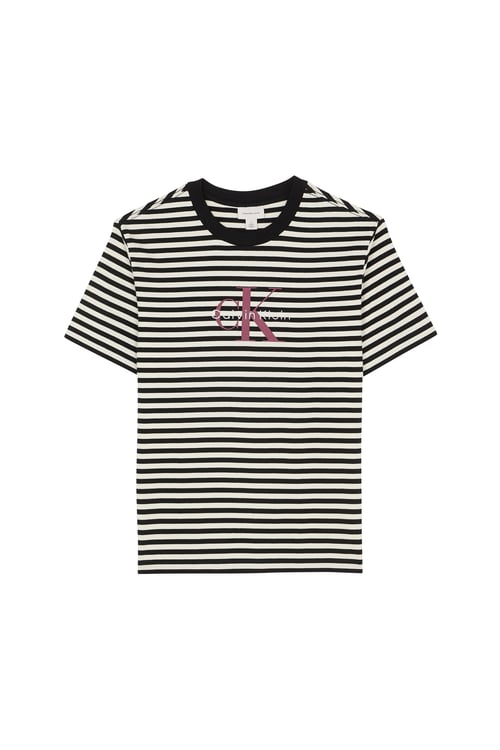 CALVIN KLEIN Regular-fit round-neck cotton T-shirt