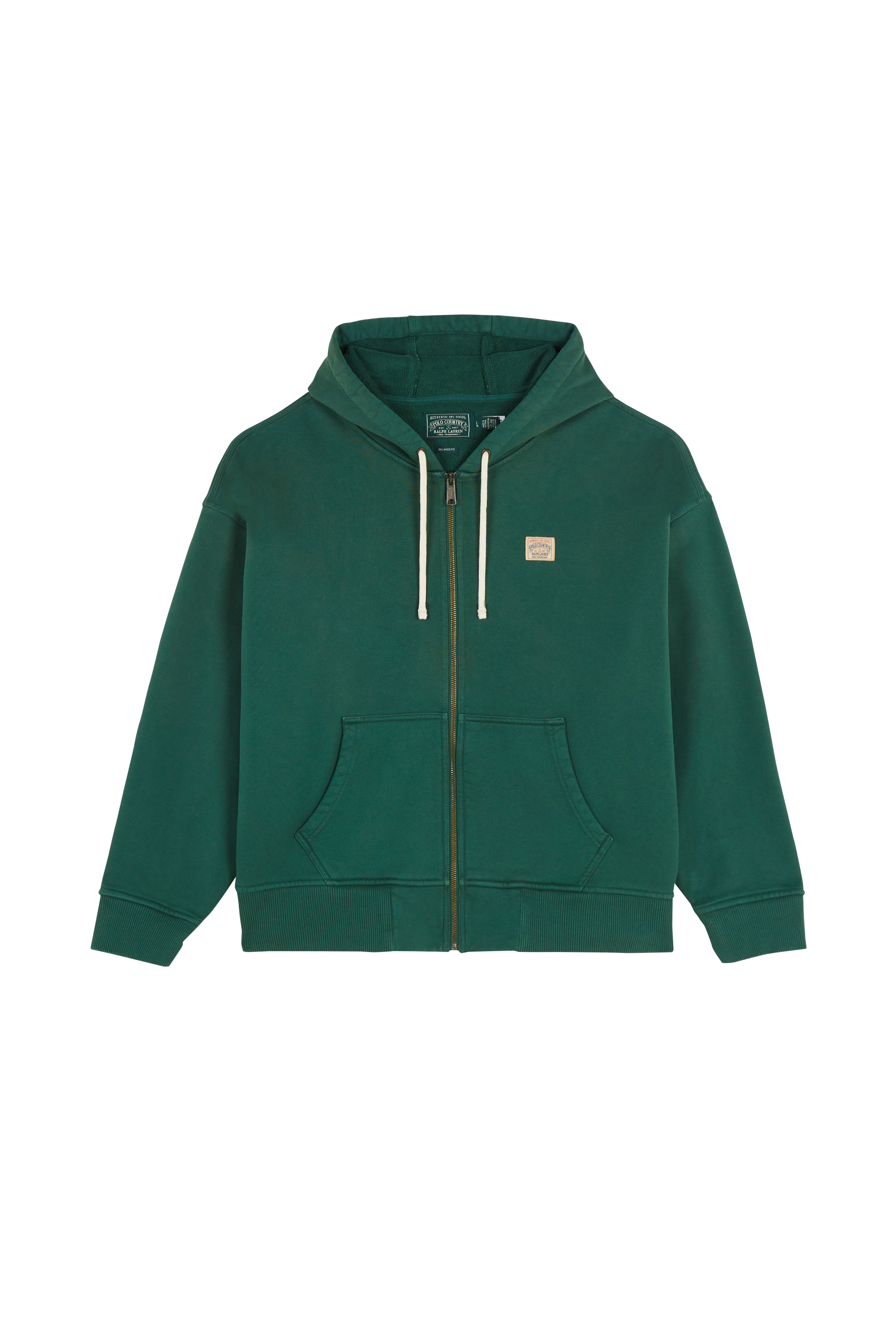 Hoodie zippé Vert