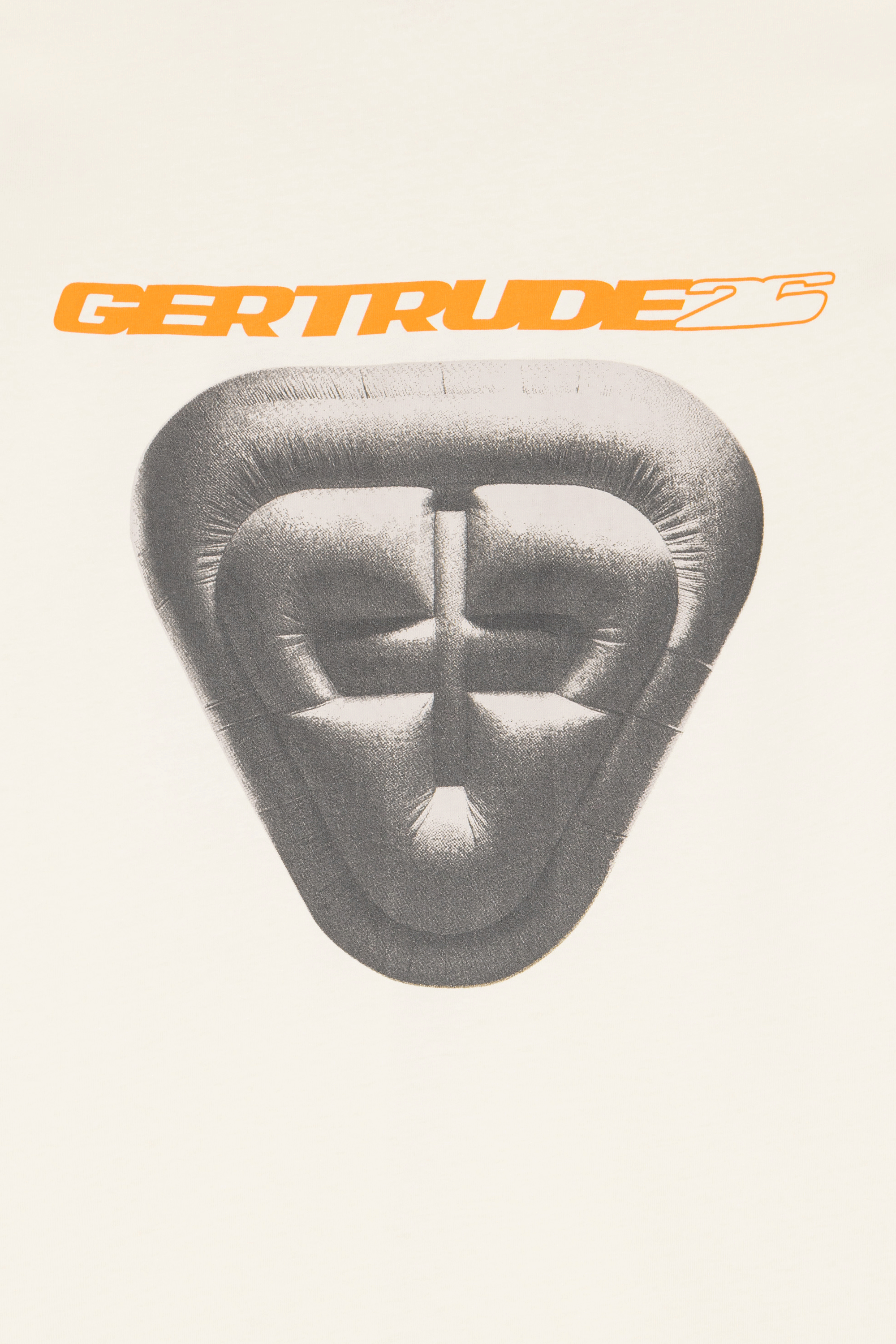 Regular-fit round-neck cotton T-shirt Beige