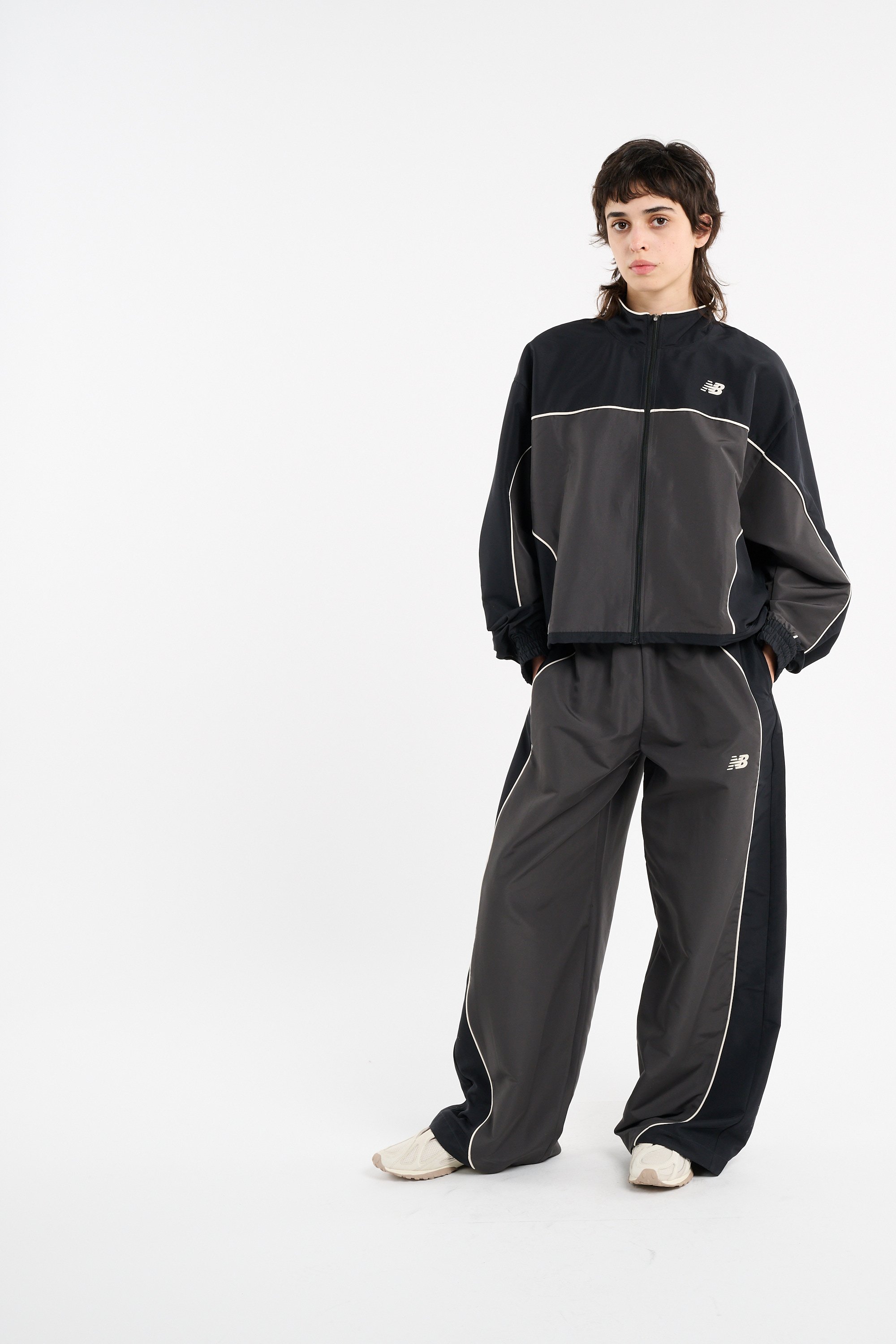 Wide-leg sweatpants NEW BALANCE Black