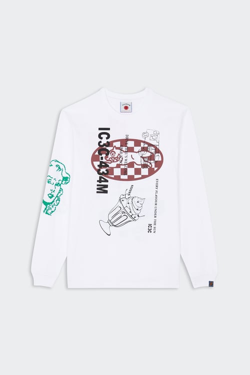 ICE CREAM T-shirt Blanc