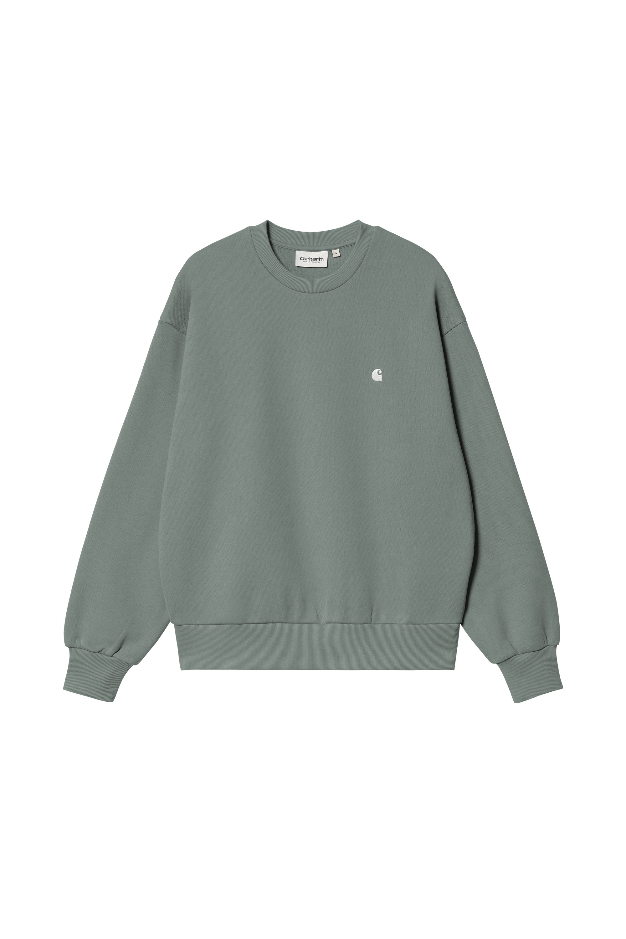 Sweatshirt W' CASEY Velvet green / silver