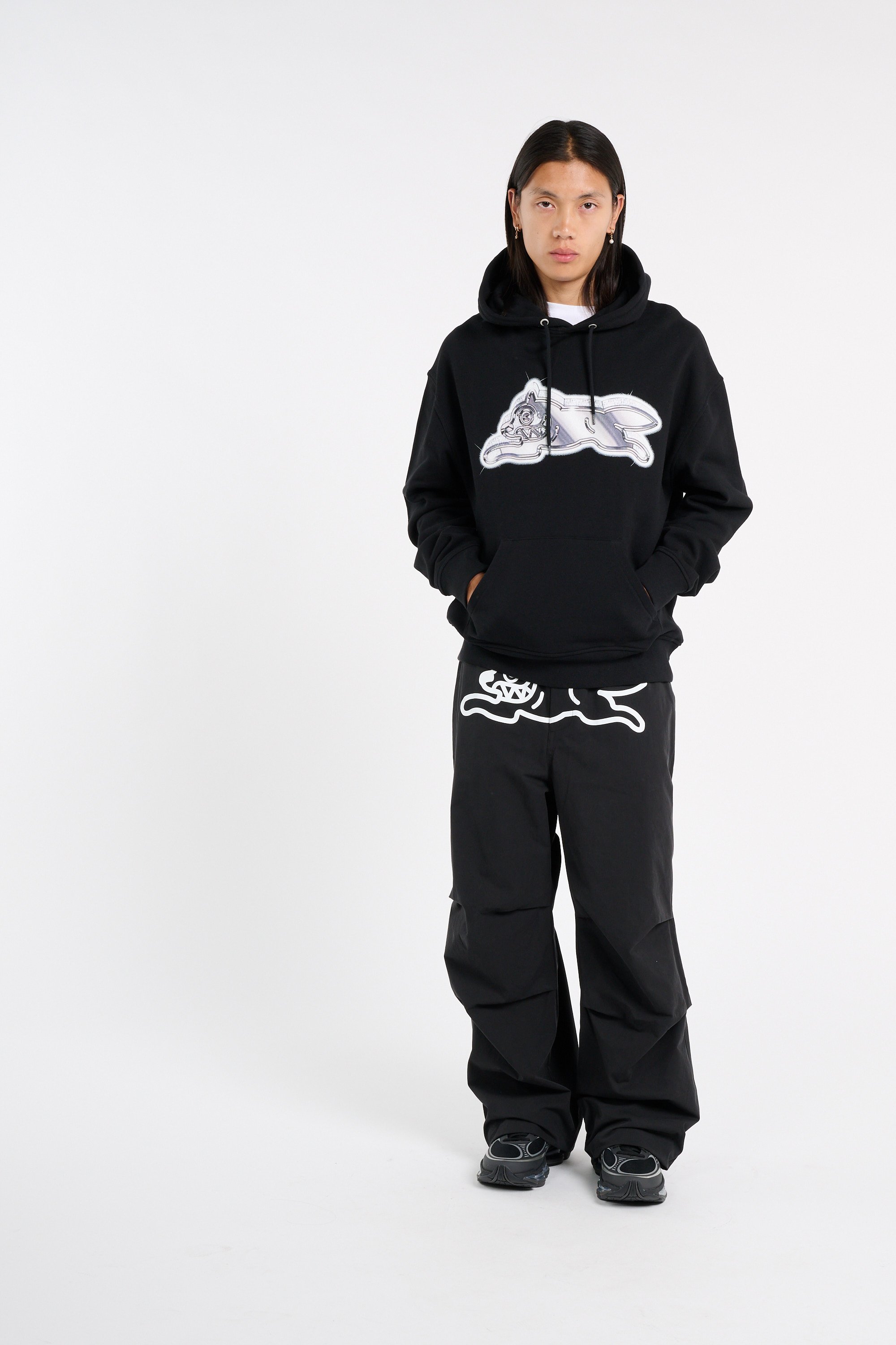 Wide-leg pants ICE CREAM Black
