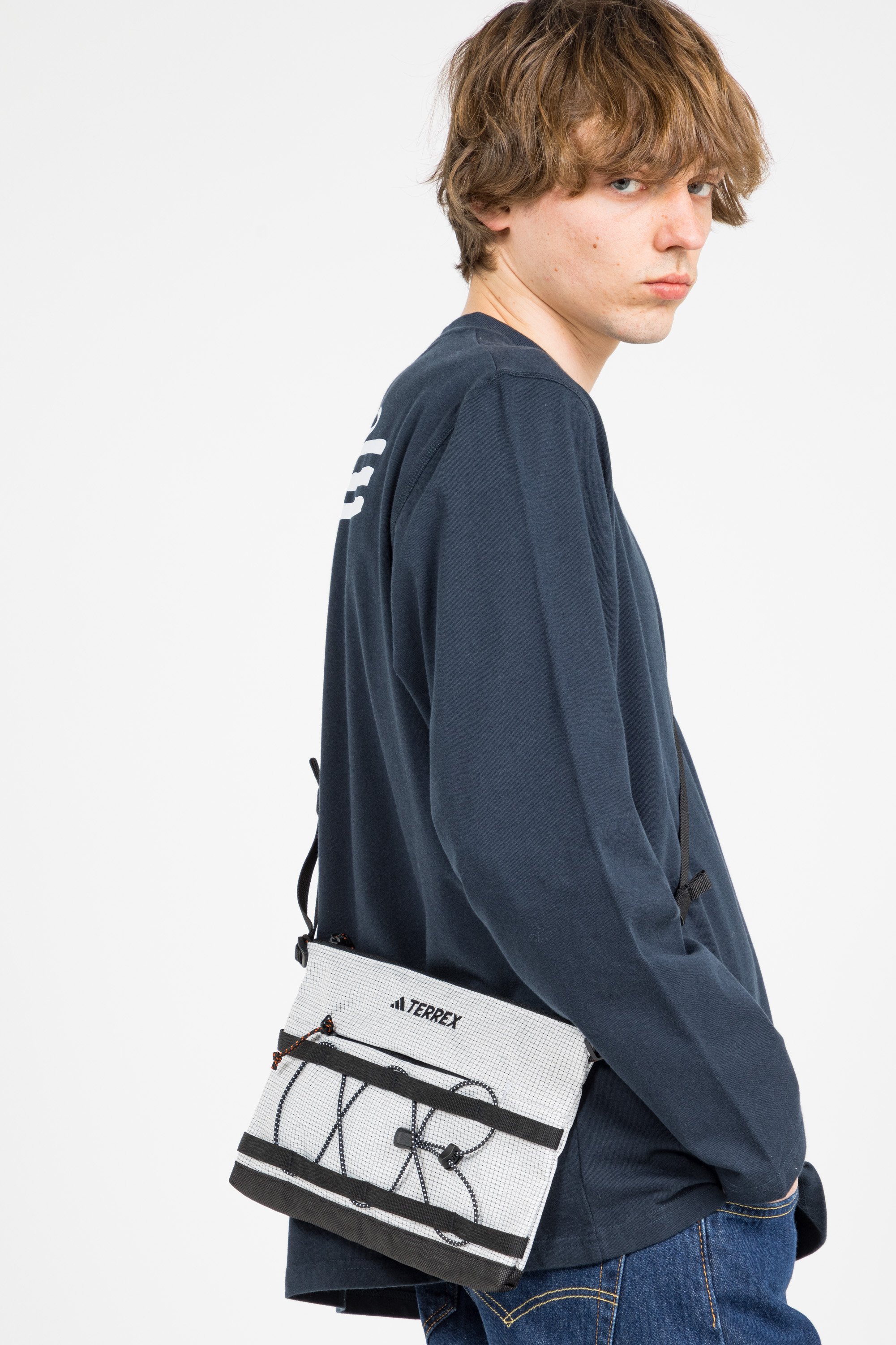 Shoulder bag | Grey by ADIDAS Shoulder bag Grey