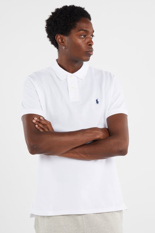POLO RALPH LAUREN Polo slim-fit en coton Blanc