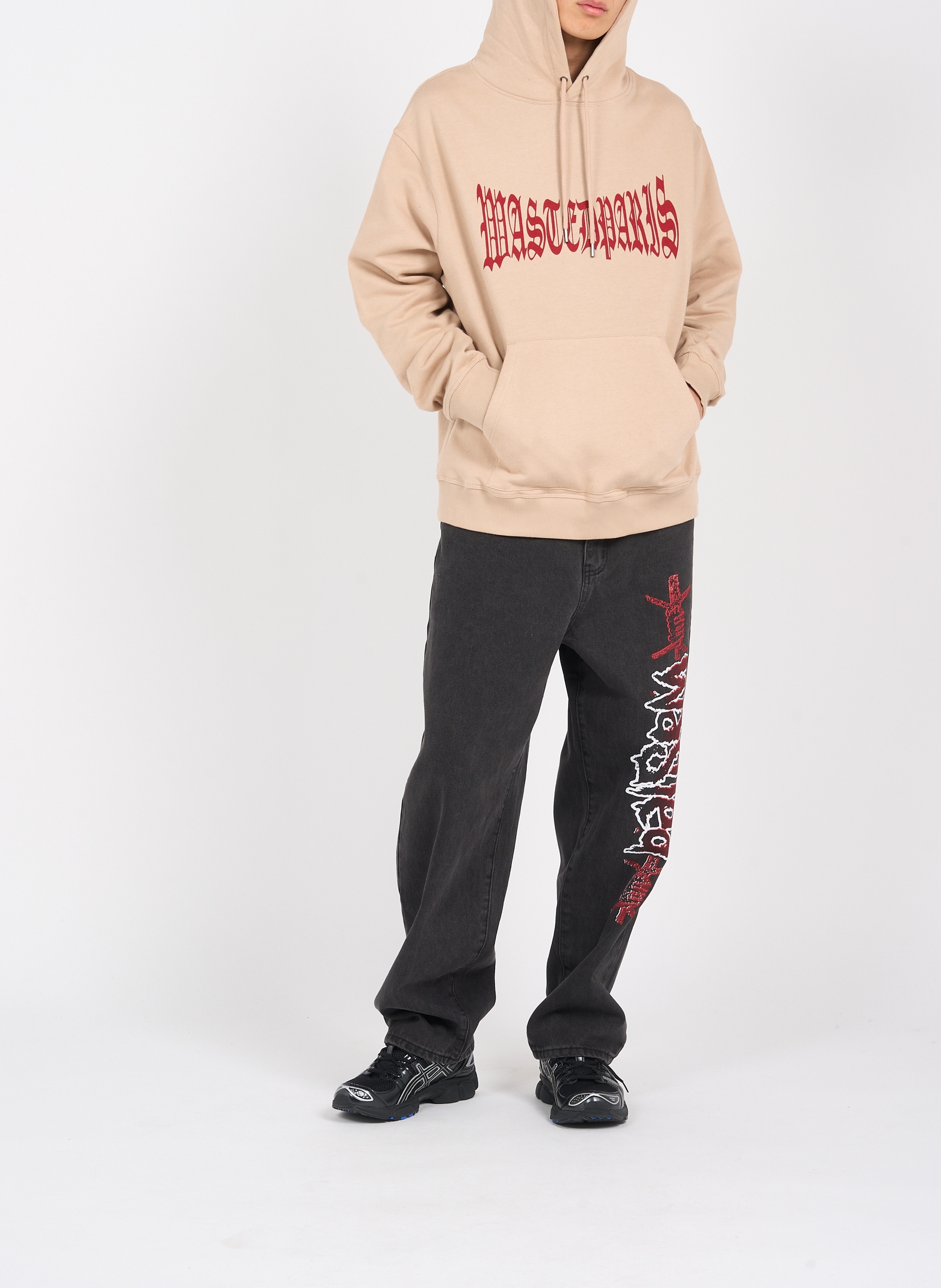 Hoodie WASTED Beige