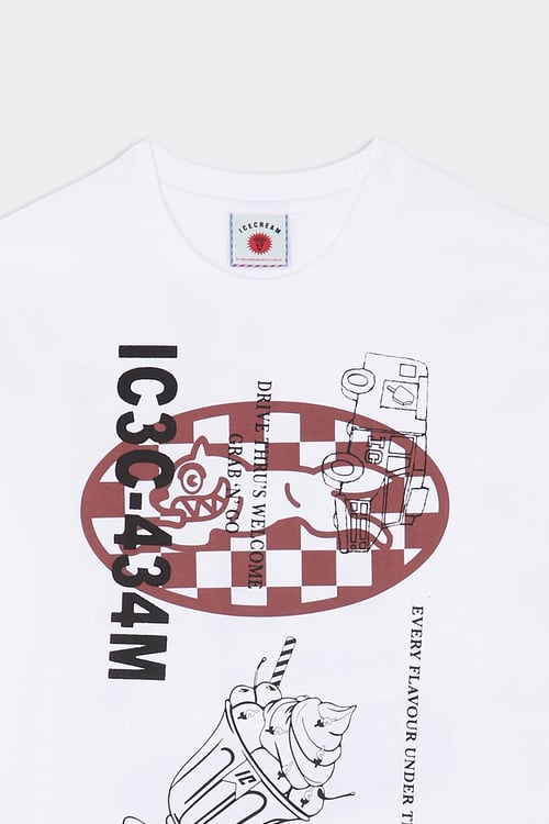 ICE CREAM T-shirt Blanc