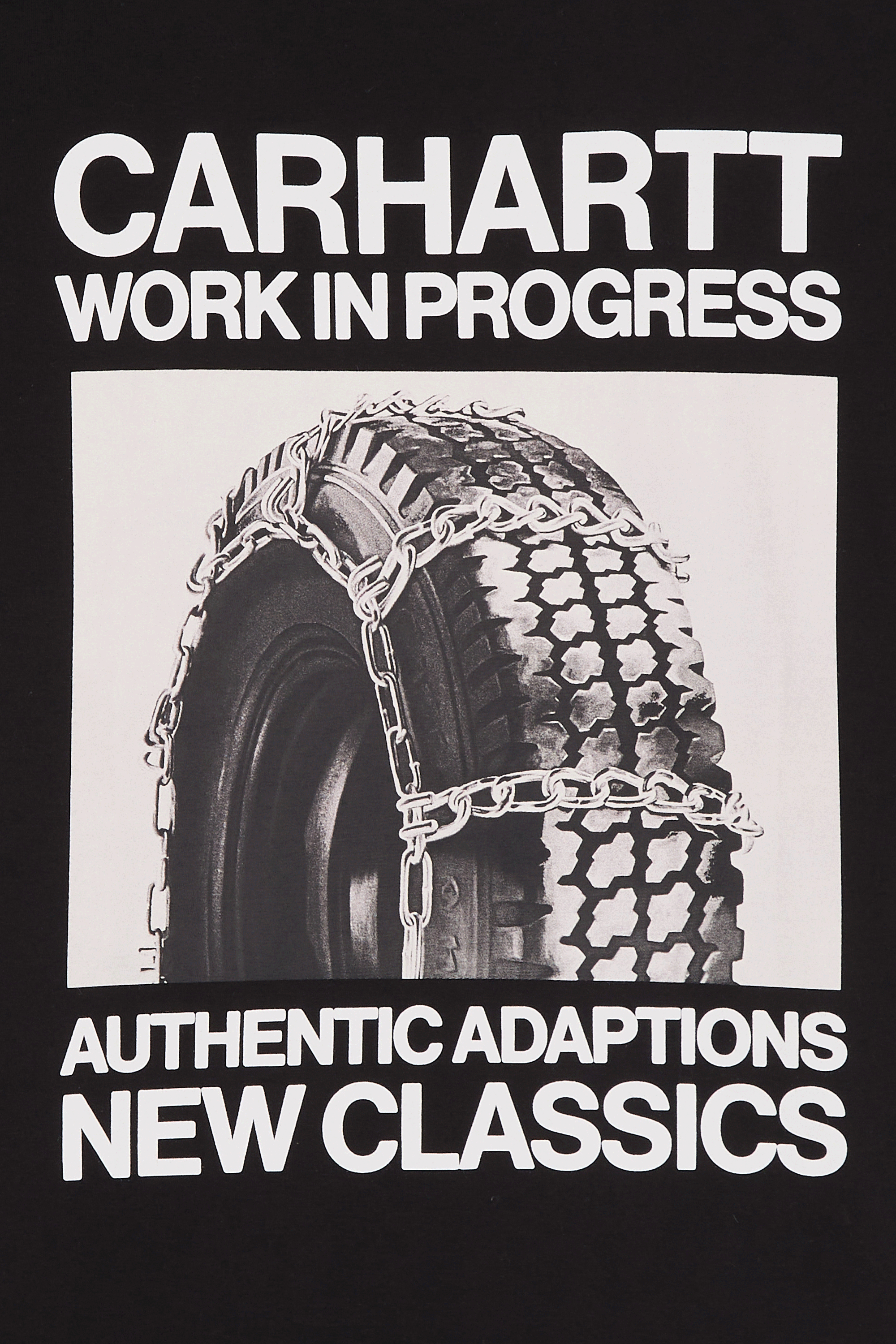 Regular-fit round-neck cotton T-shirt Black