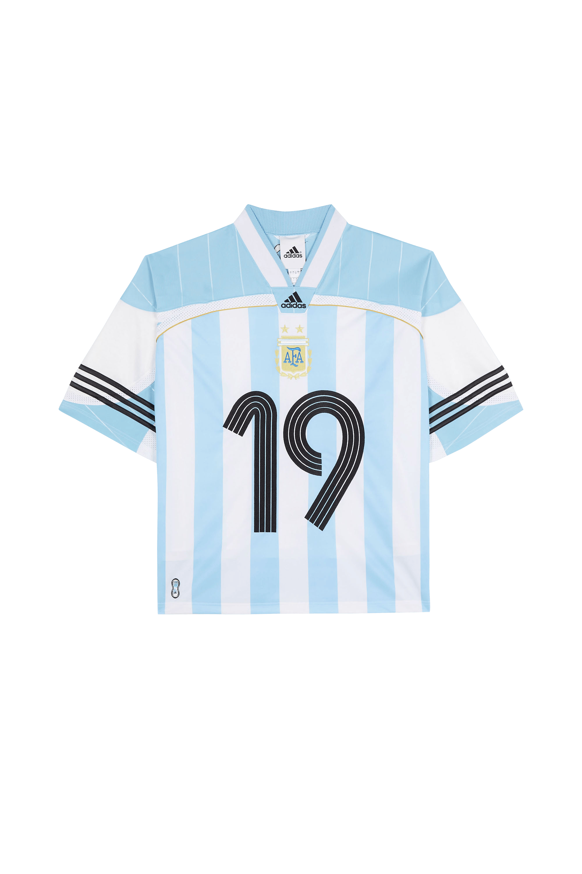 Regular-fit round-neck cotton T-shirt JSY Clblue/white/black