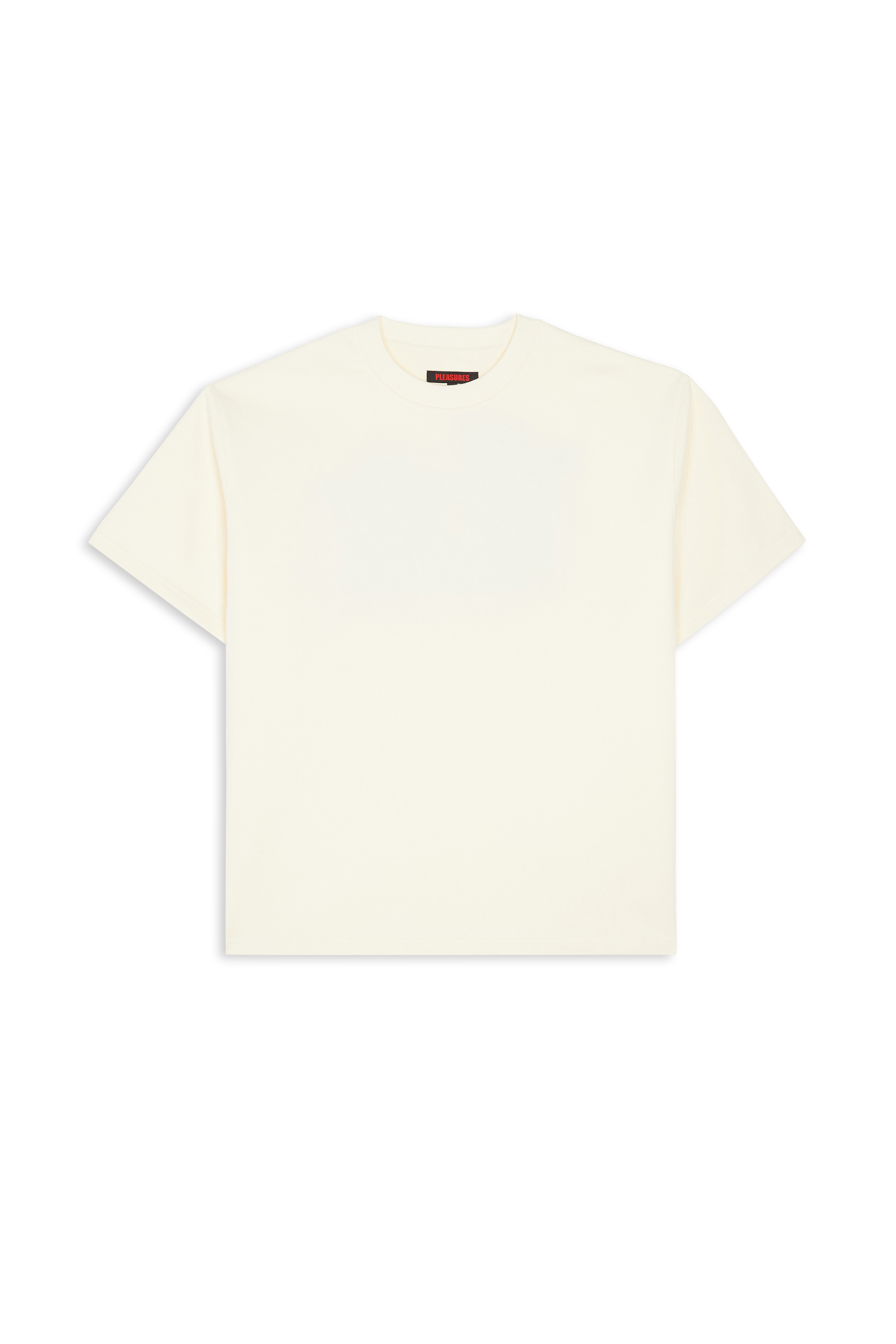Regular-fit round-neck cotton T-shirt Beige