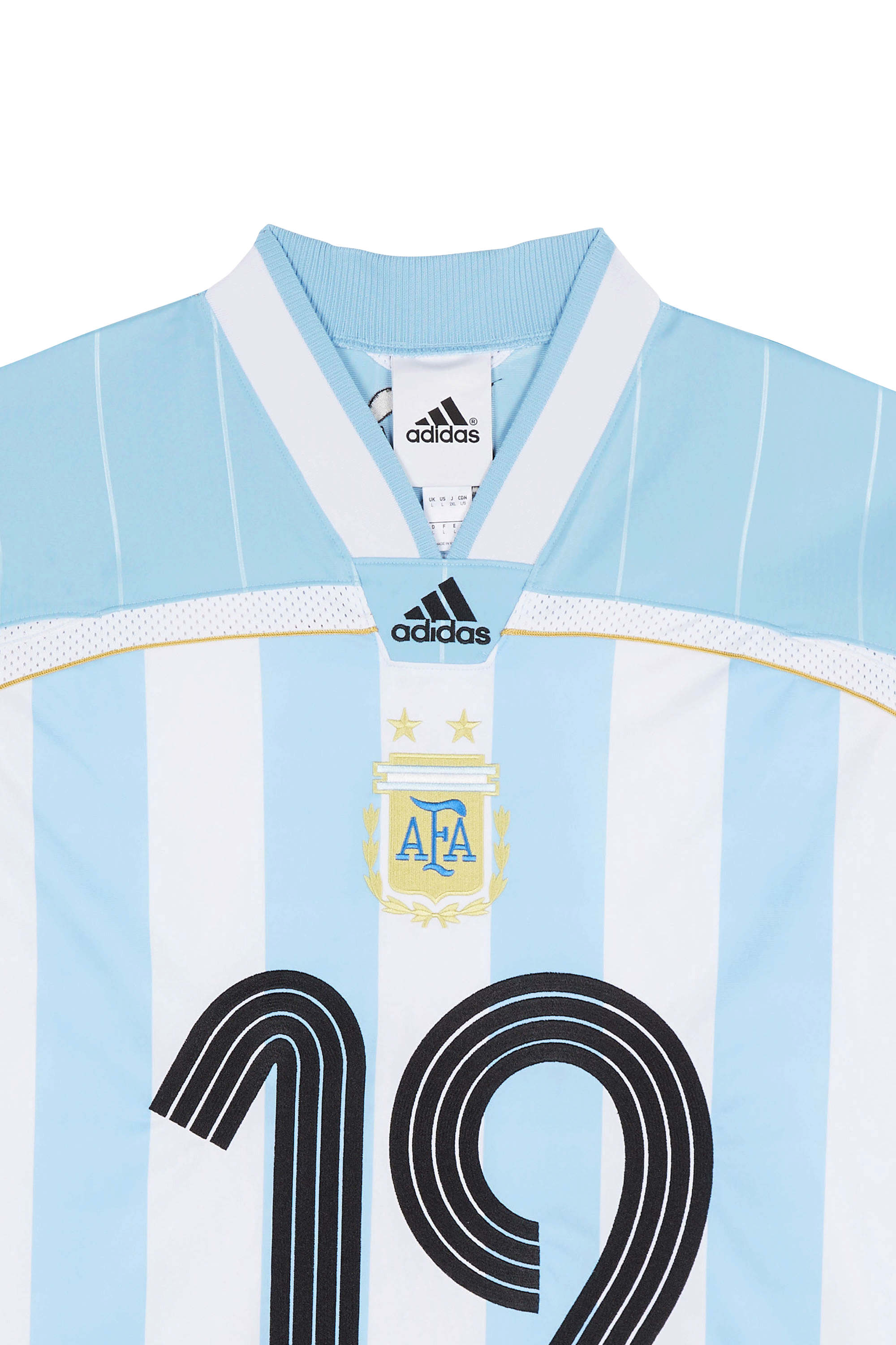 Regular-fit round-neck cotton T-shirt Blue