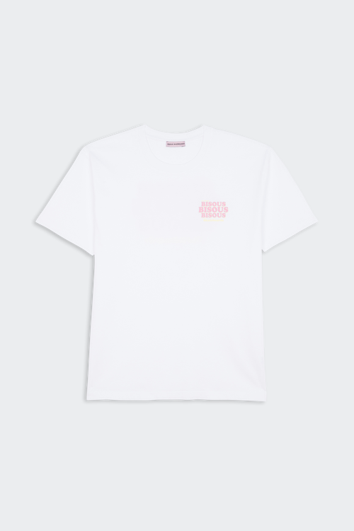 BISOUS SKATEBOARDS T-shirt Blanc