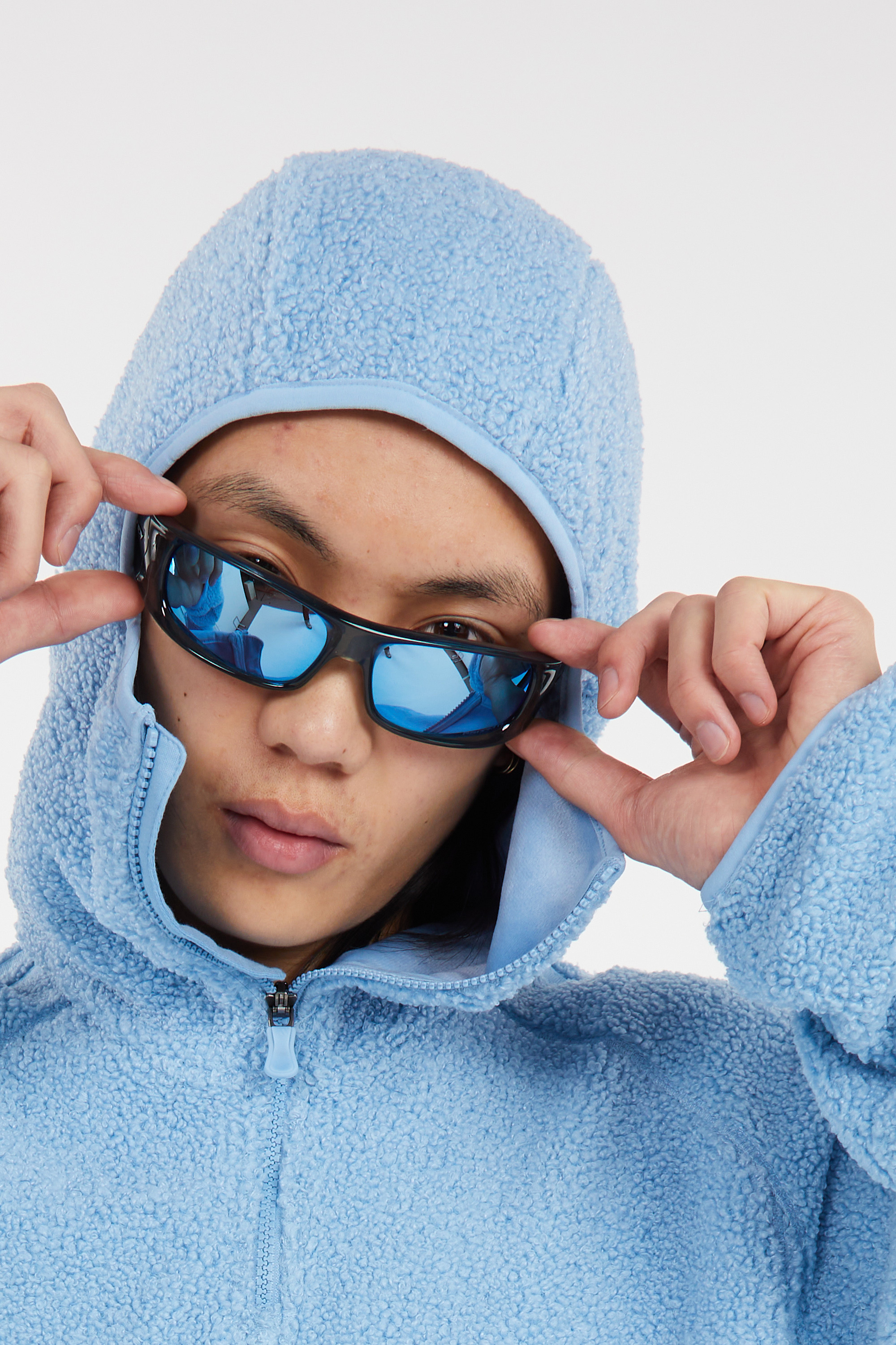 Lunettes de soleil Bleu