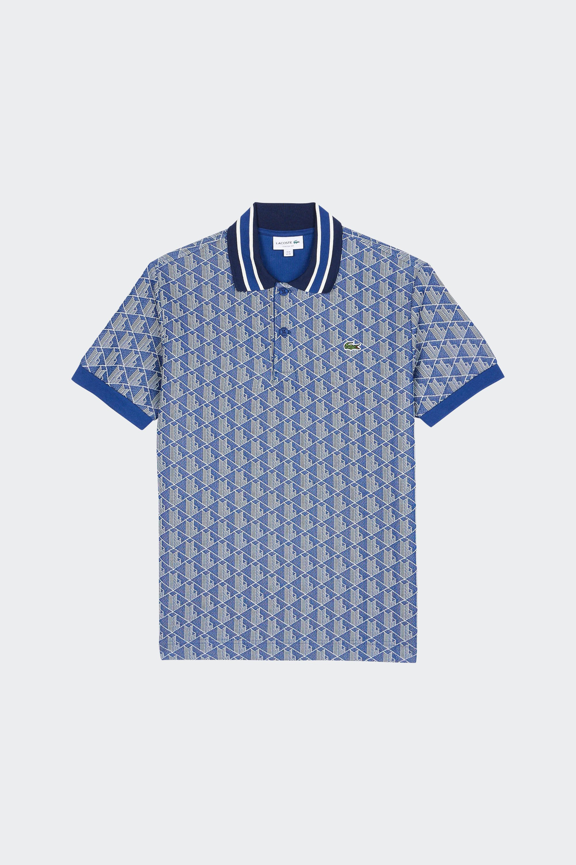 Polo The blend monog qie methy Bleu Lacoste Homme Citadium