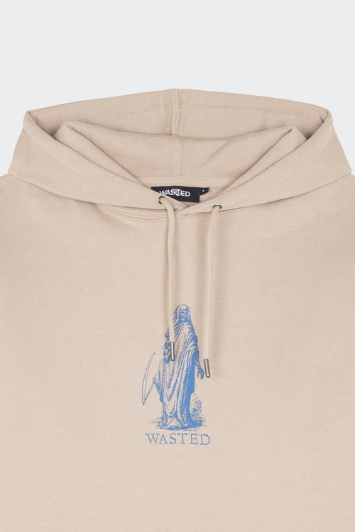 WASTED Hoodie Beige