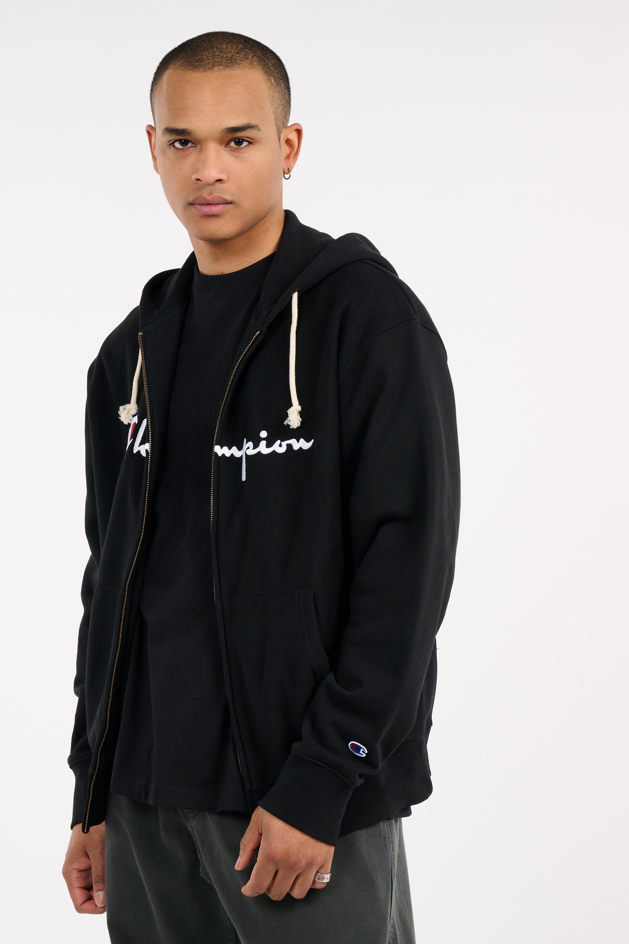 Hoodie zippé Noir