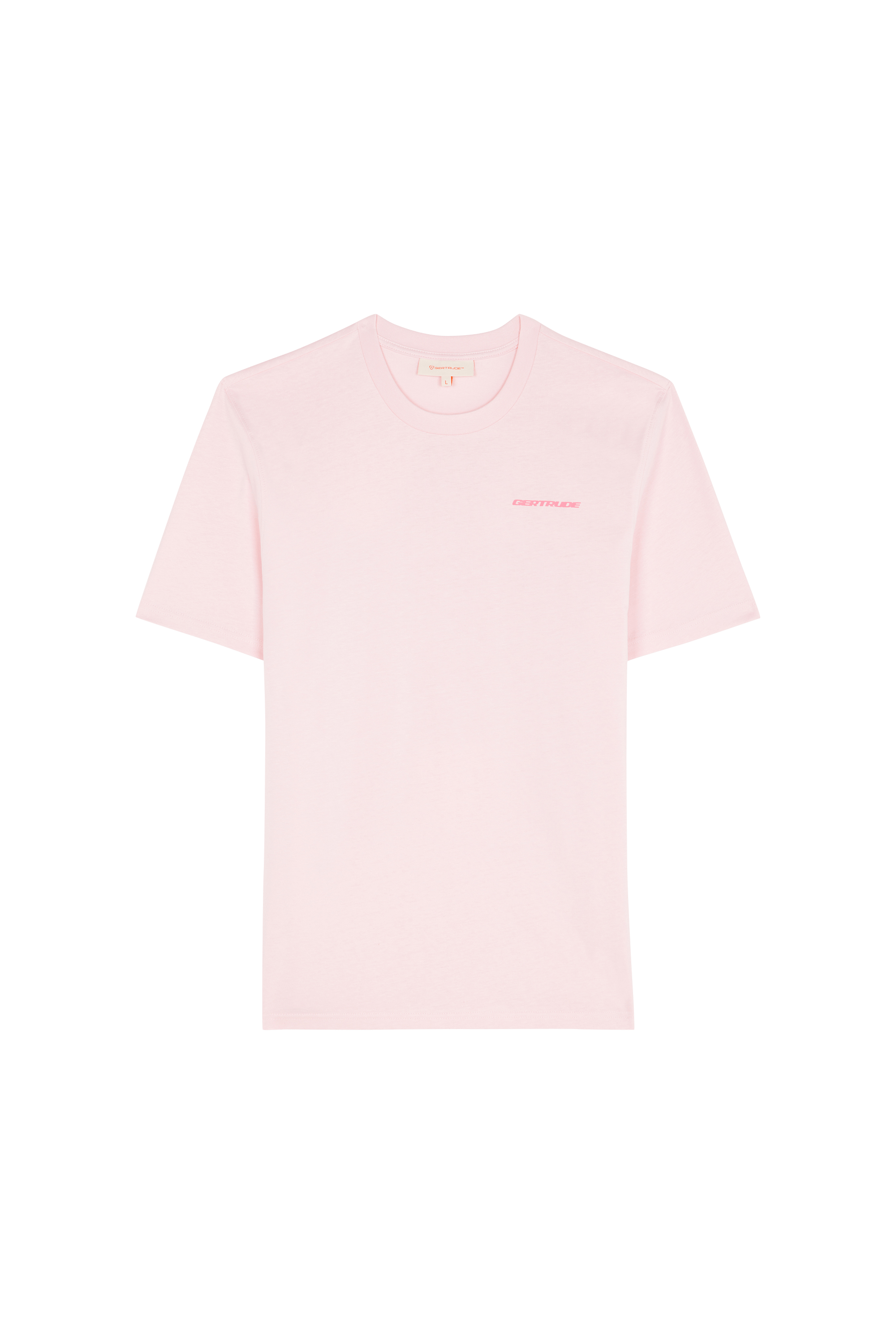 Regular-fit round-neck cotton T-shirt GERTRUDE Pink