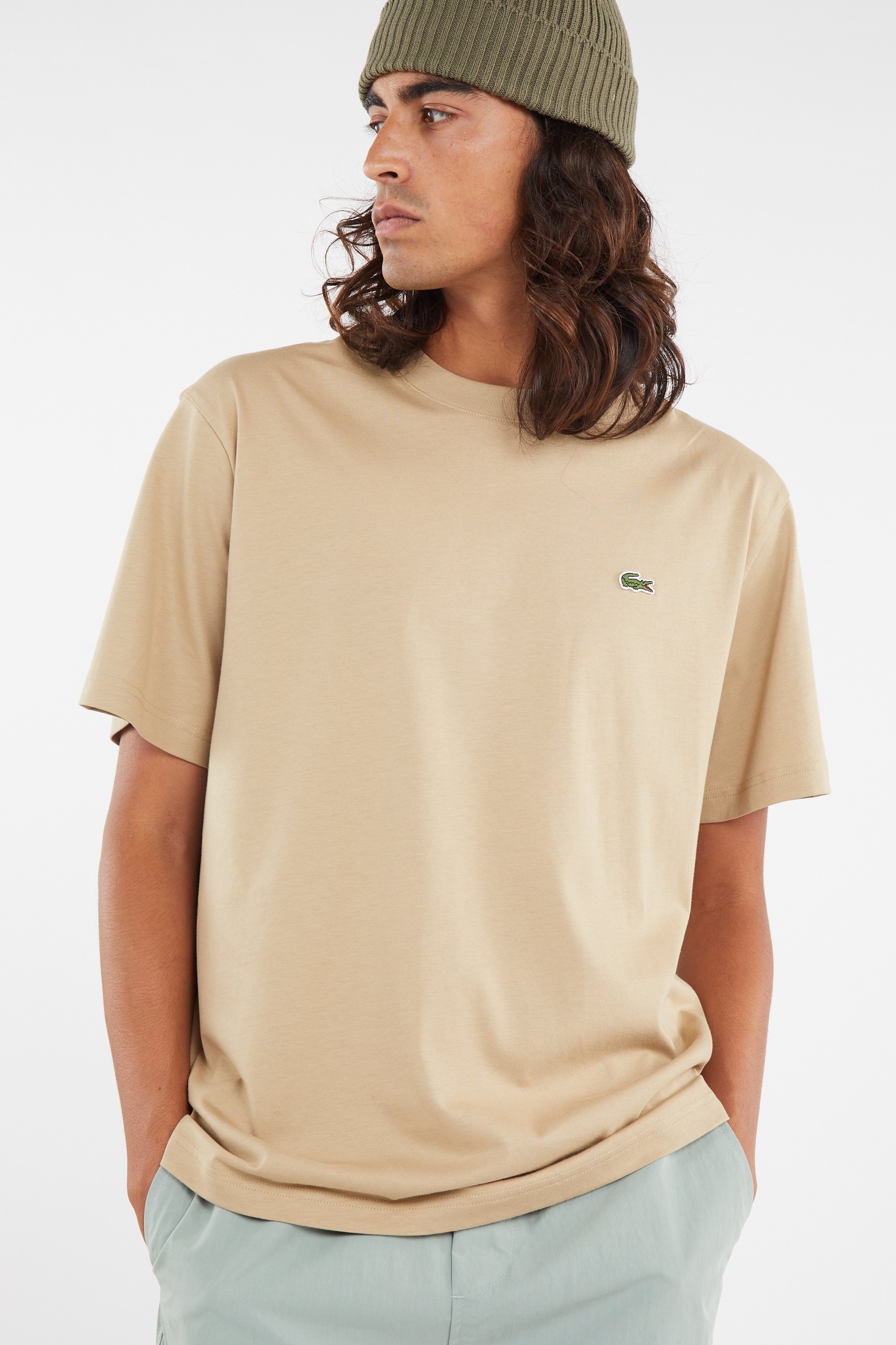 T-shirt | Beige by LACOSTE T-shirt Beige