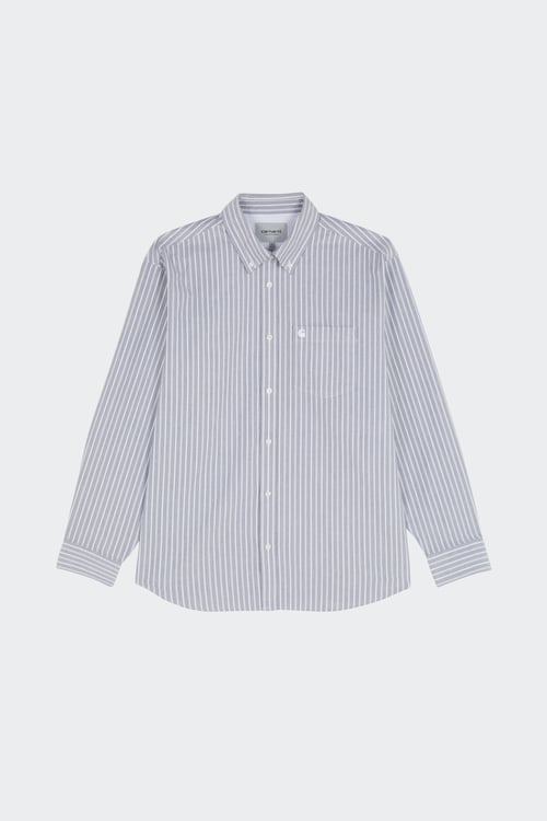Chemise oversize en coton - Taille XL Bleu