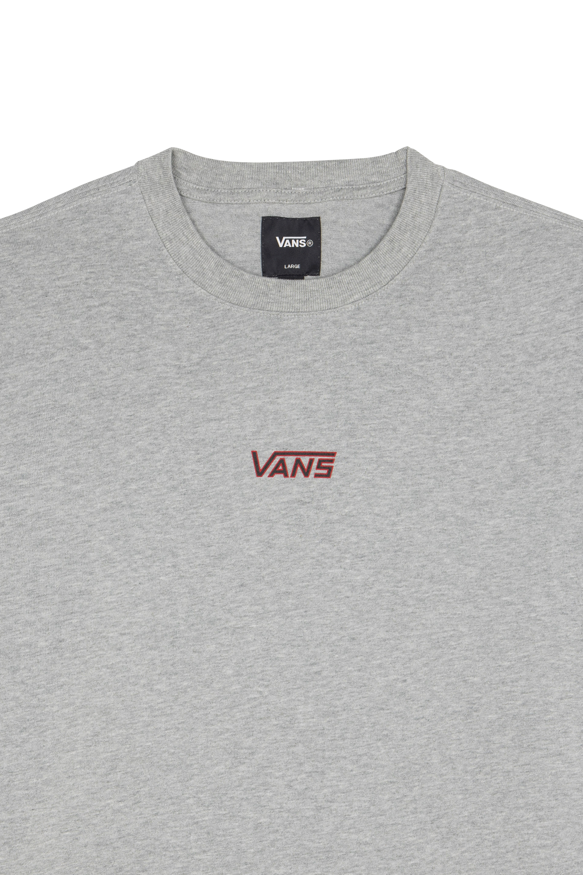 Regular-fit round-neck cotton T-shirt | Grey VANS Men