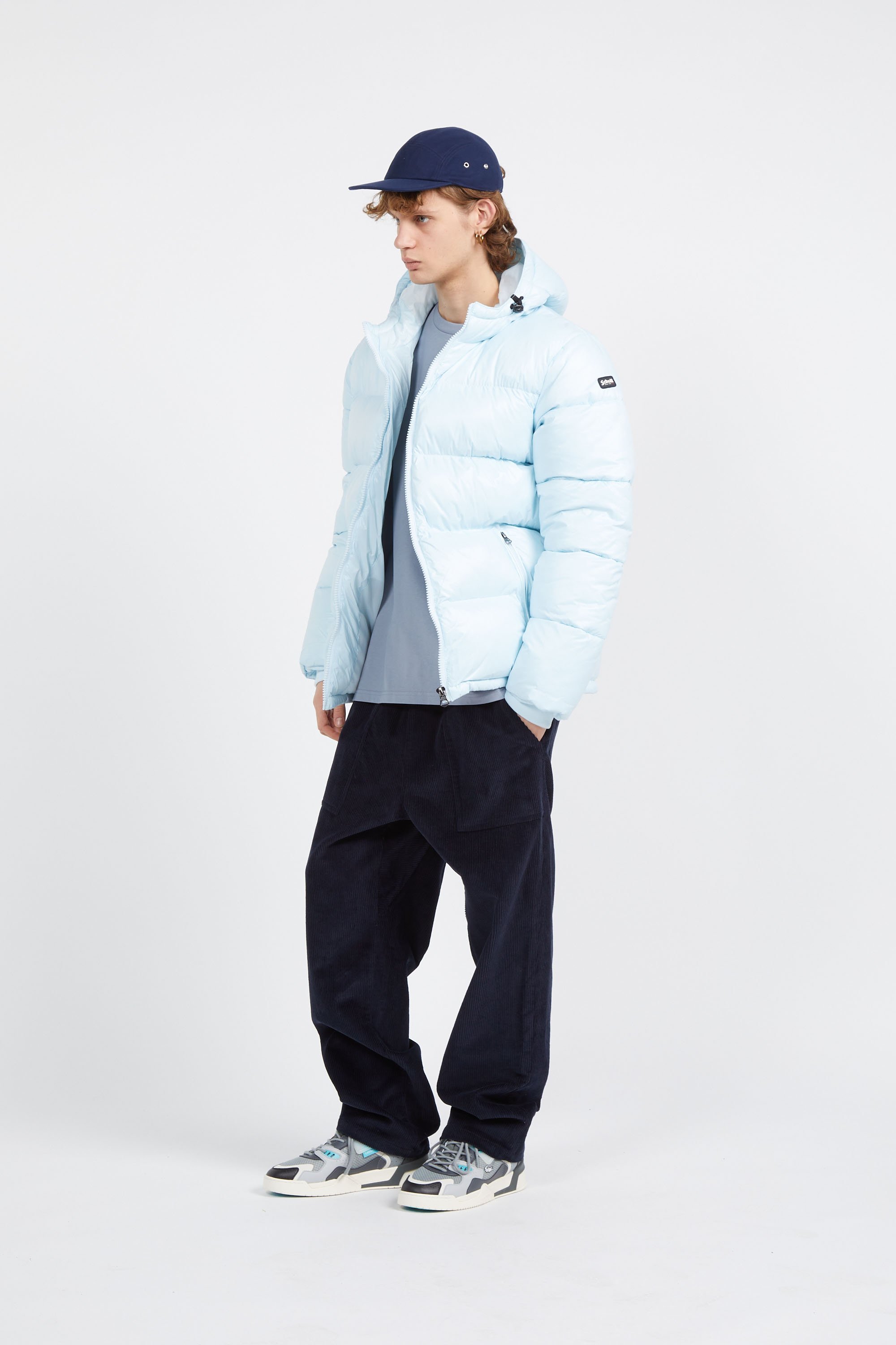 puffer coat | Blue by SCHOTT puffer coat Blue