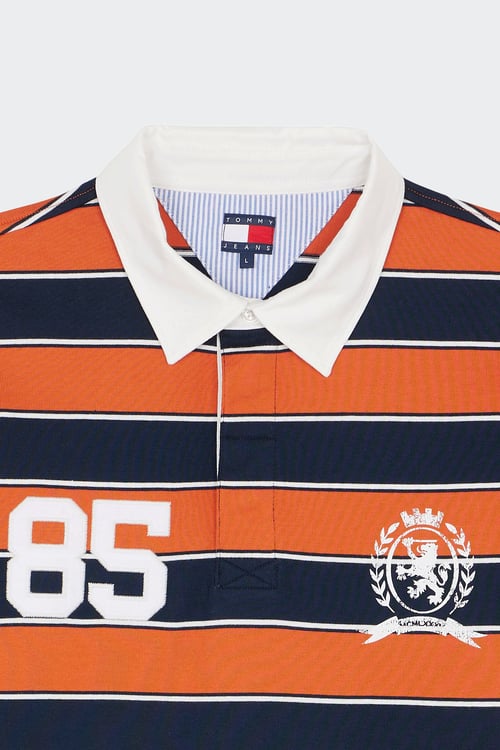 TOMMY JEANS Polo shirt Orange