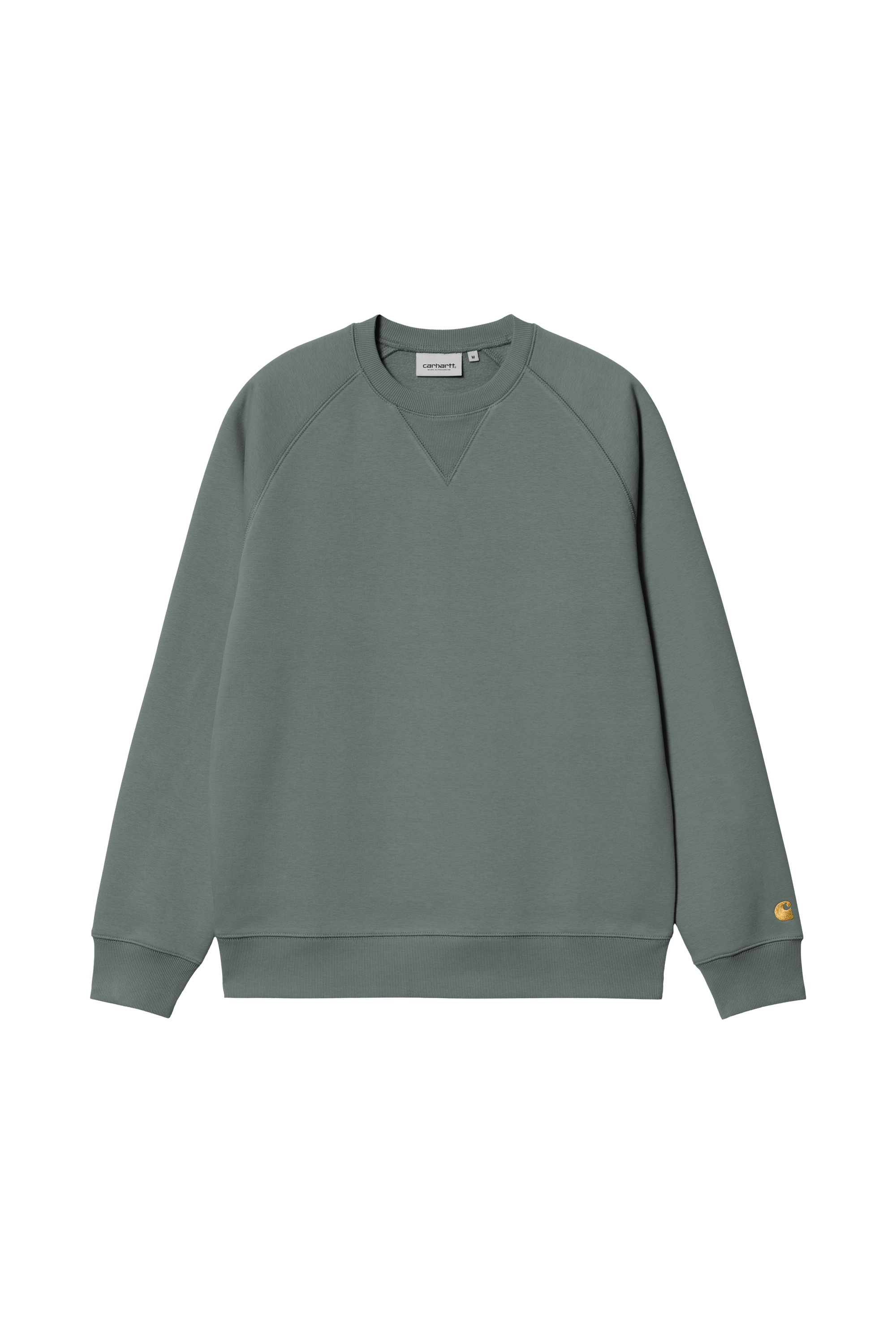 Sweatshirt Chase  Velvet green / gold