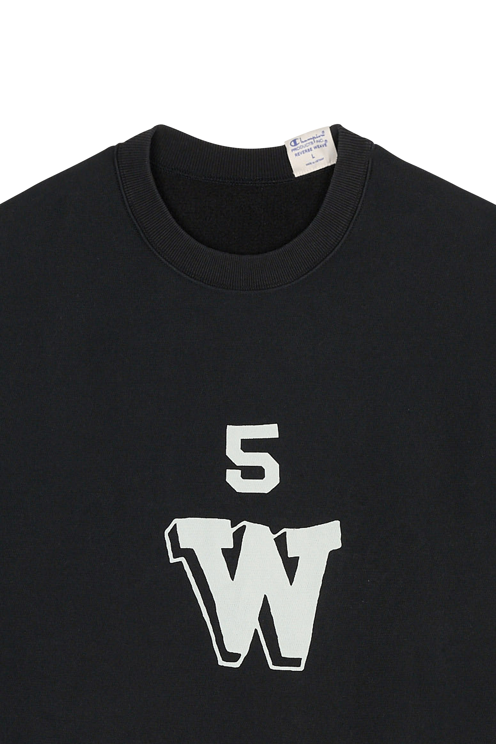 Sweat col rond ample sérigraphié | Noir CHAMPION Homme