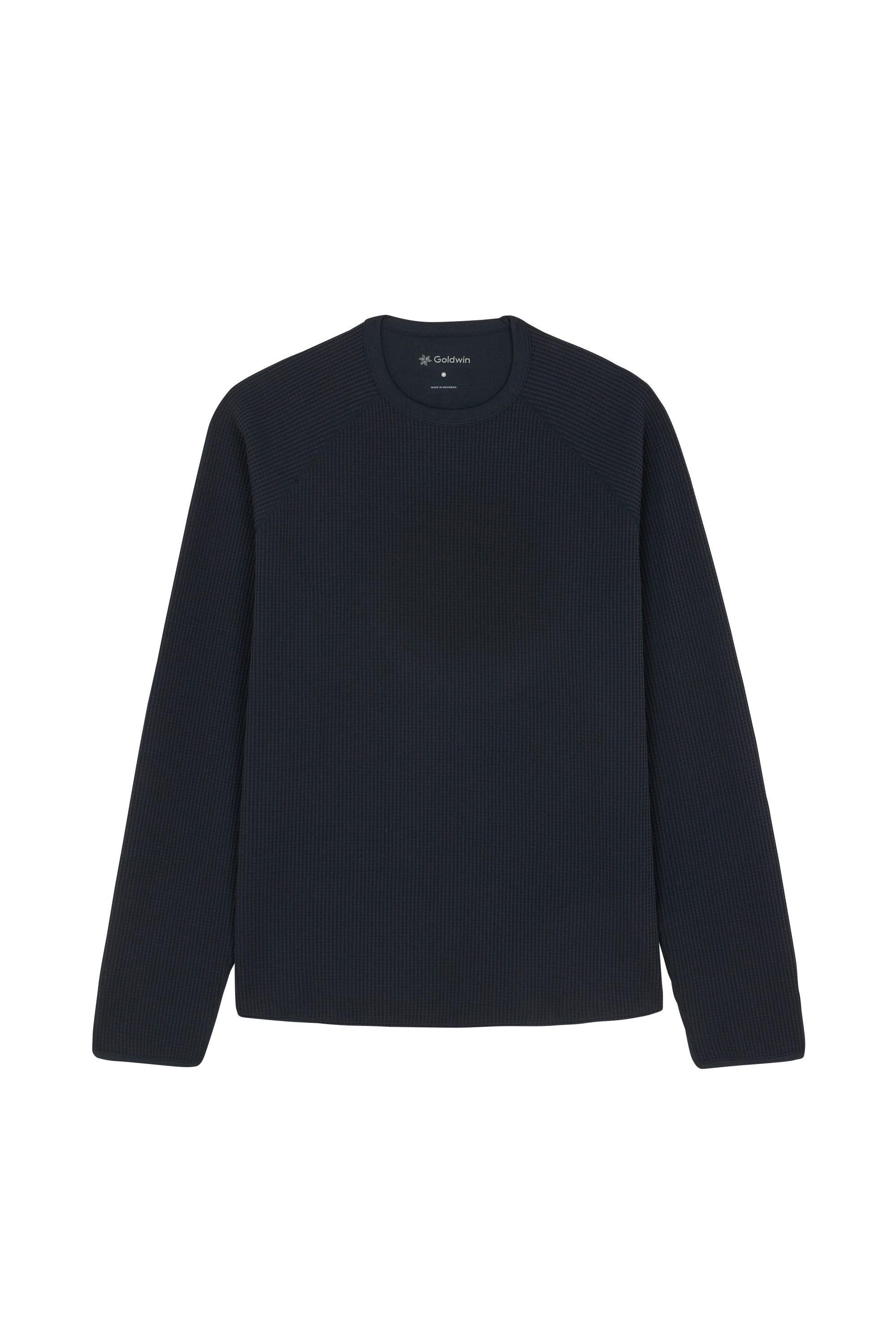 Regular-fit round-neck cotton T-shirt GOLDWIN Black