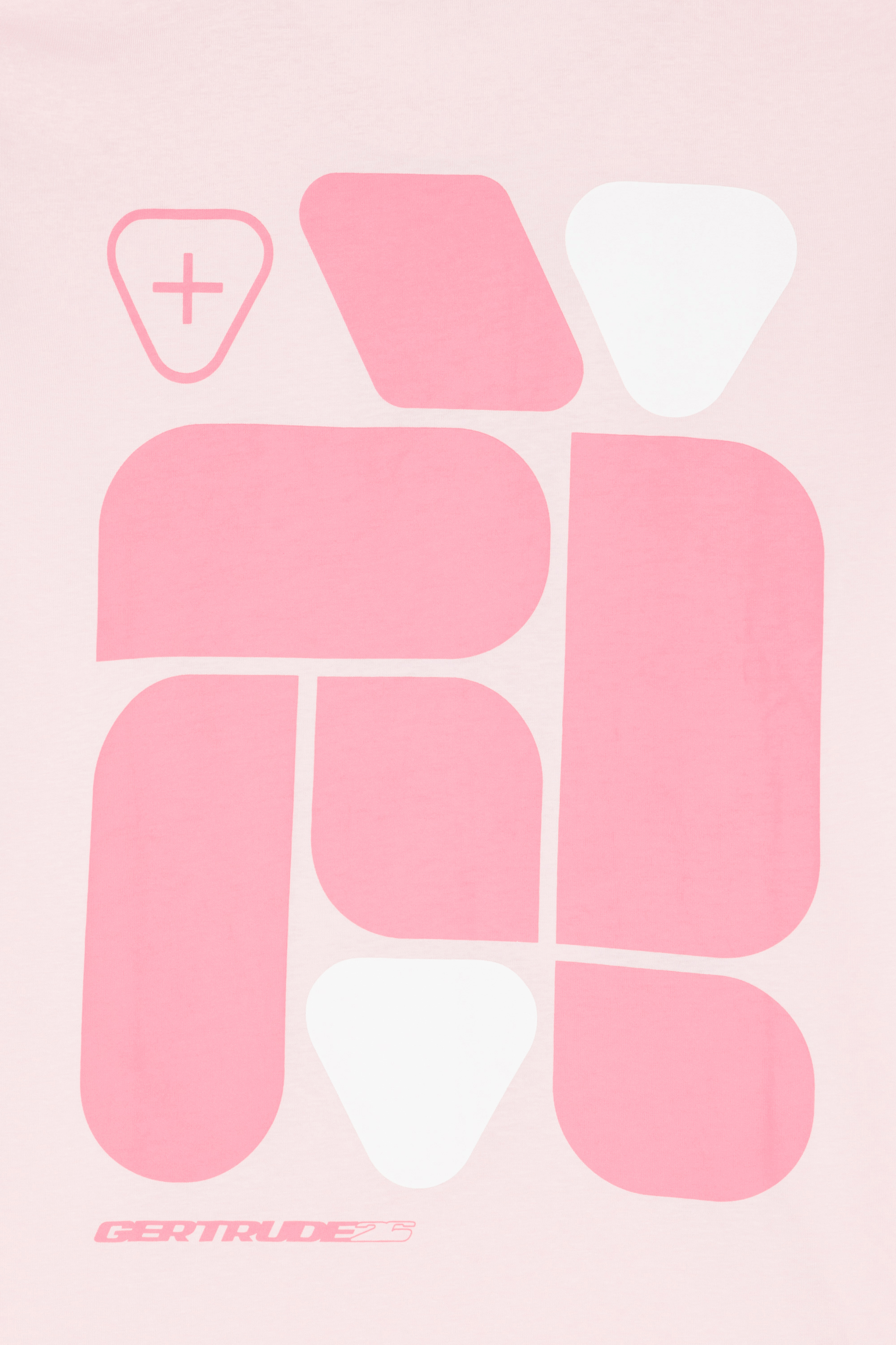 Regular-fit round-neck cotton T-shirt Pink