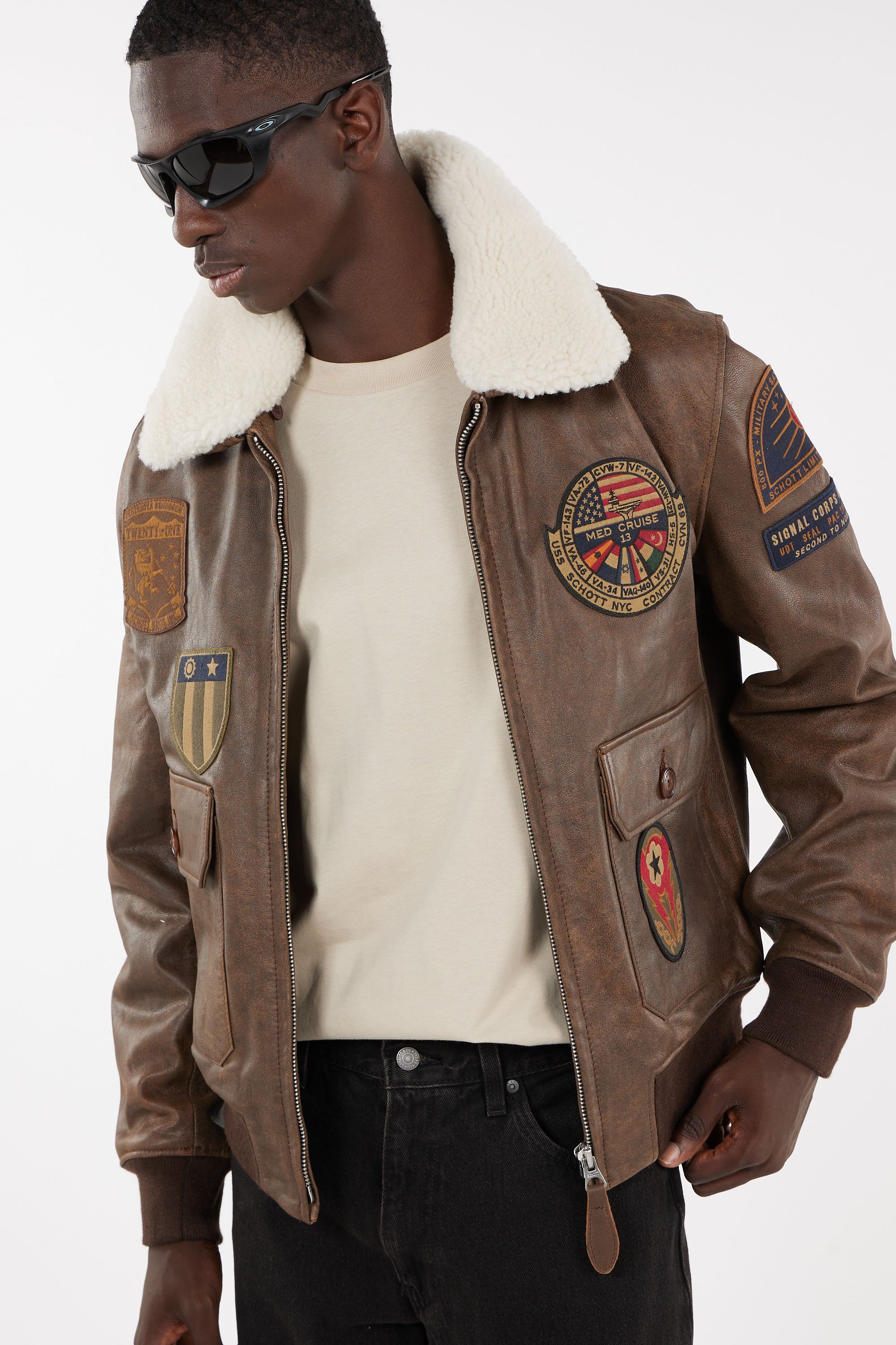 Jacket | Brown SCHOTT Men
