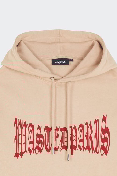 WASTED Hoodie Beige