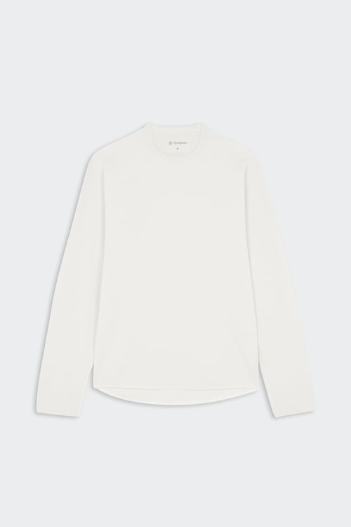 GOLDWIN Regular-fit round-neck cotton T-shirt Beige