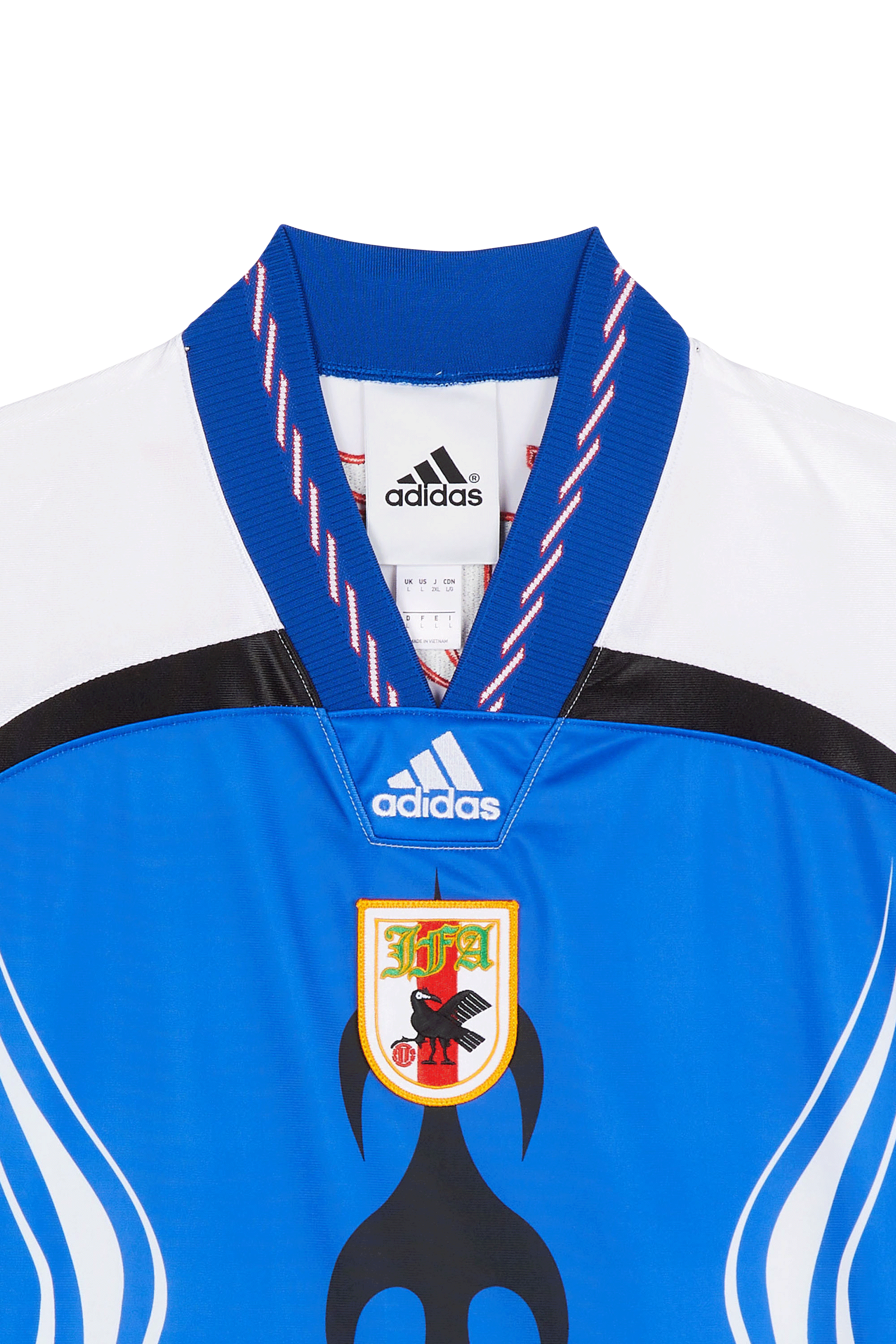 Regular-fit round-neck cotton T-shirt Blue