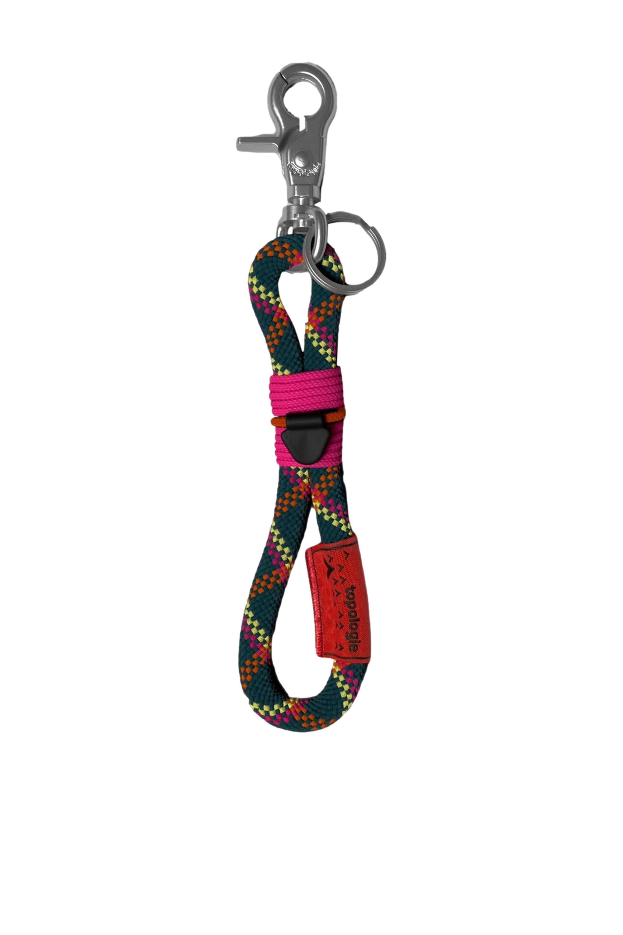 Keychain  Blk reflect lattice