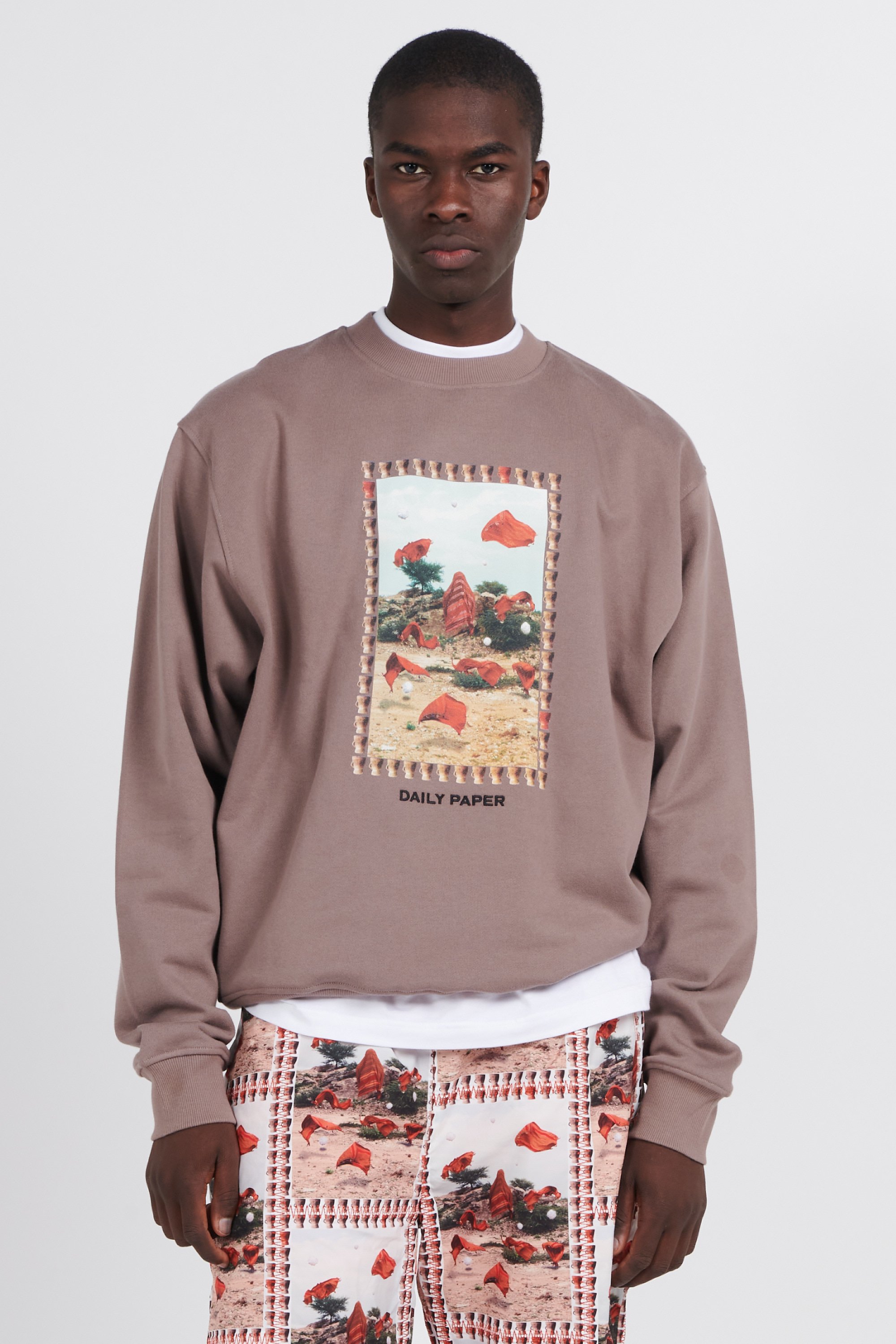 Sweatshirt | Marron by DAILY PAPER Sweatshirt Marron
