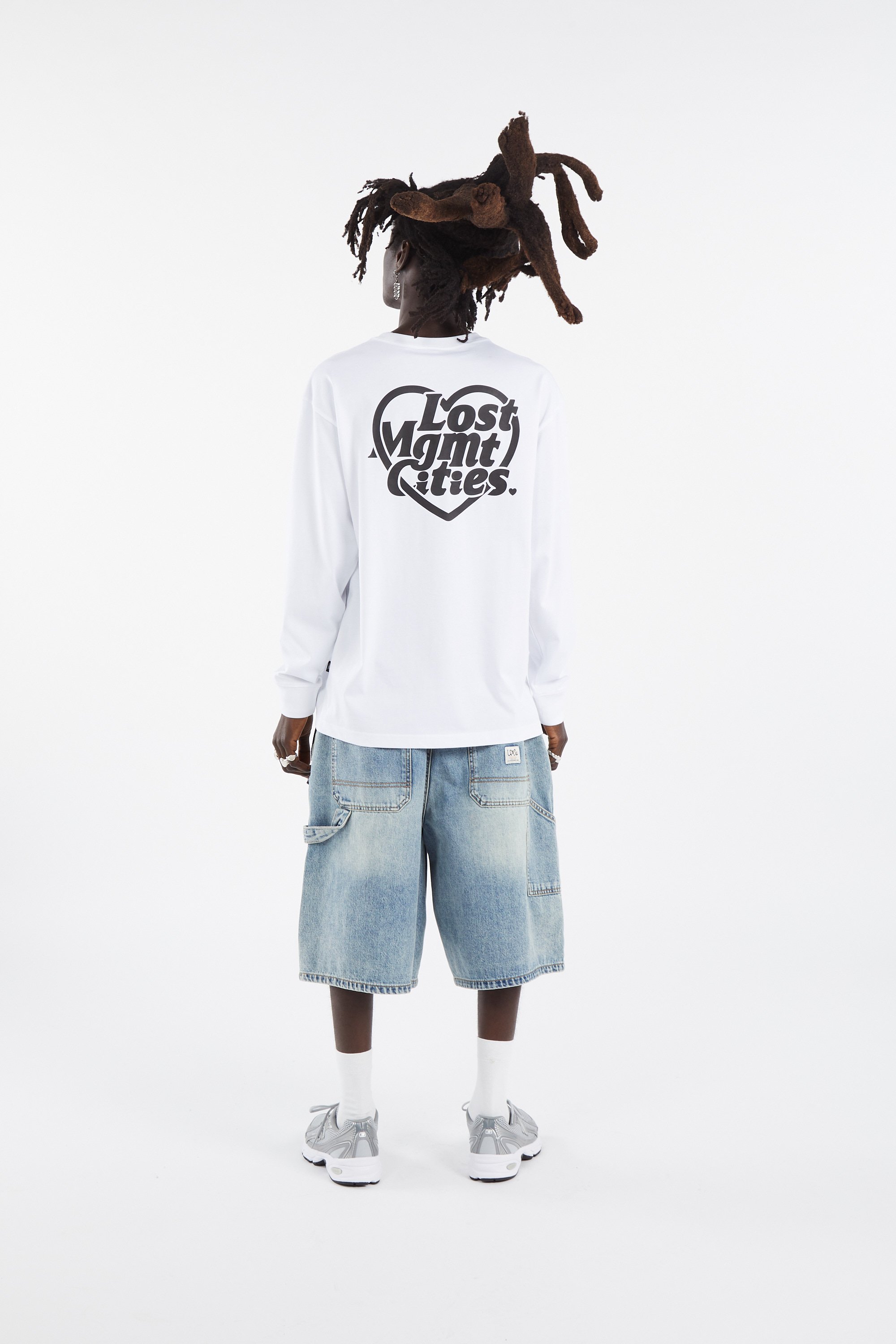 T-shirt | White by LOST MANAGEMENT CITIES T-shirt White