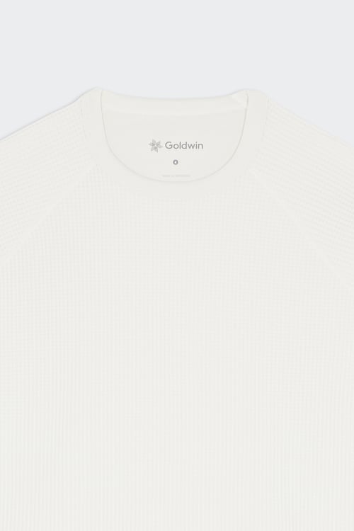 GOLDWIN Regular-fit round-neck cotton T-shirt Beige