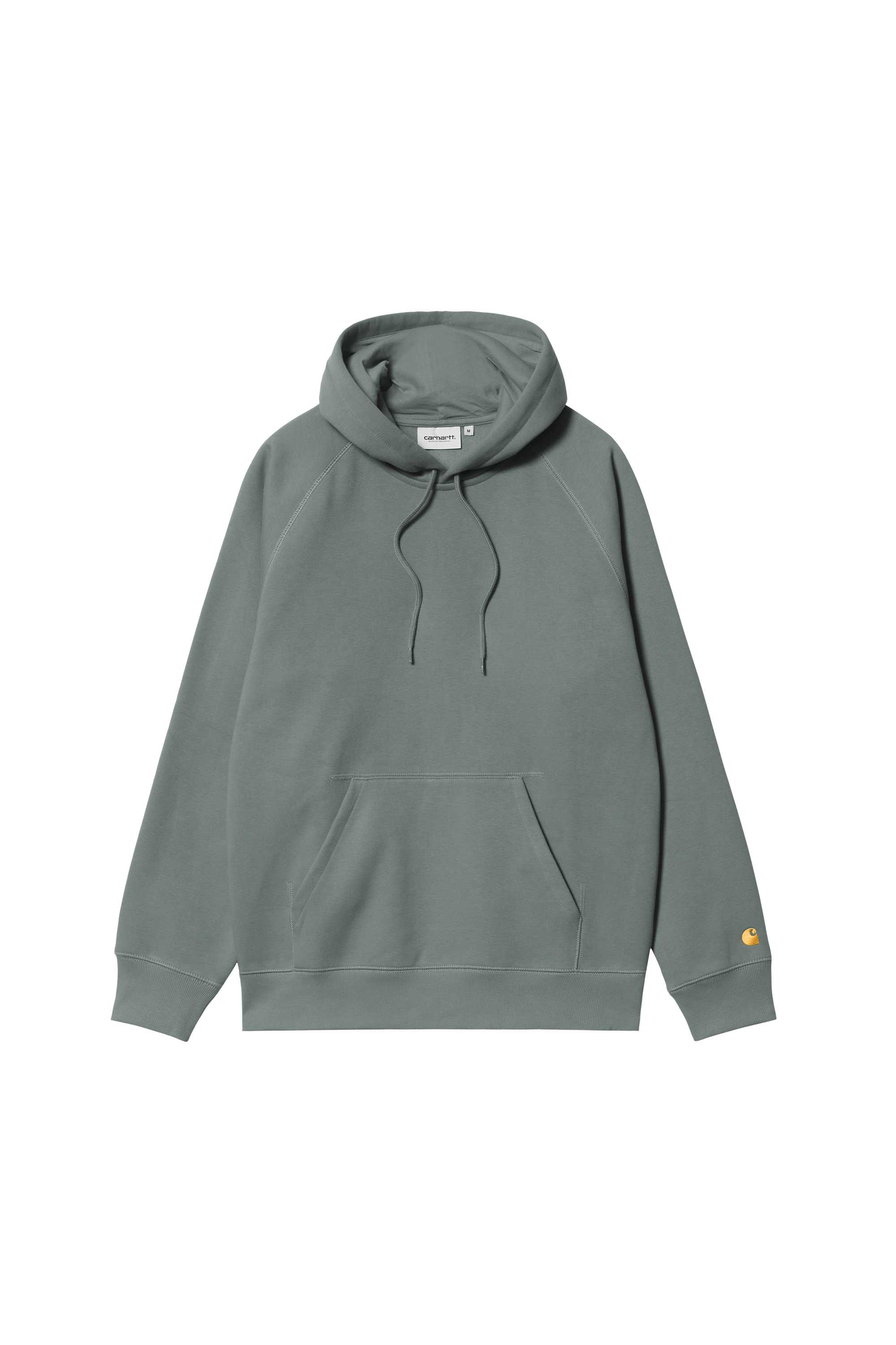 Hoodie Hooded Chase  Velvet green / gold