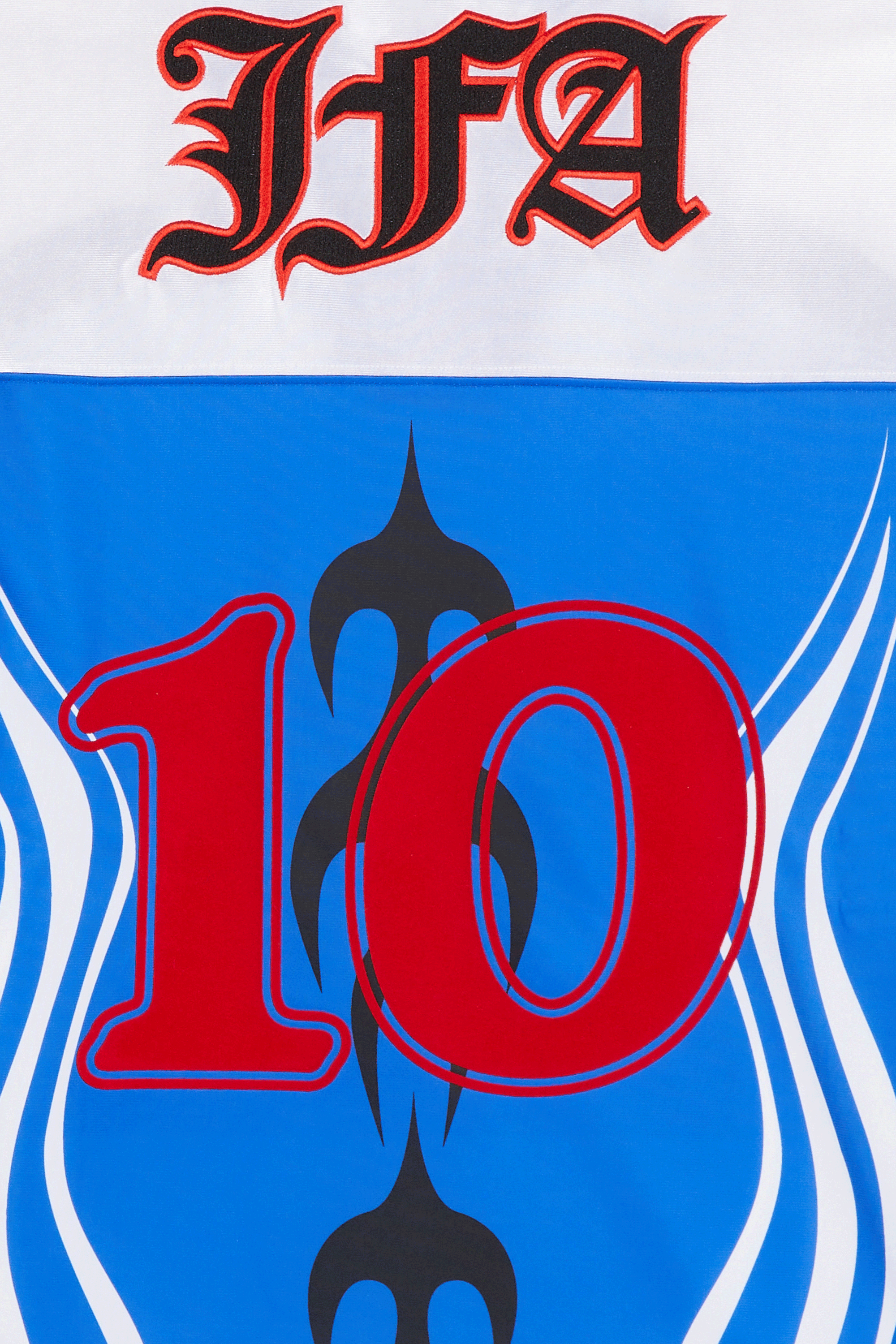 Regular-fit round-neck cotton T-shirt Blue