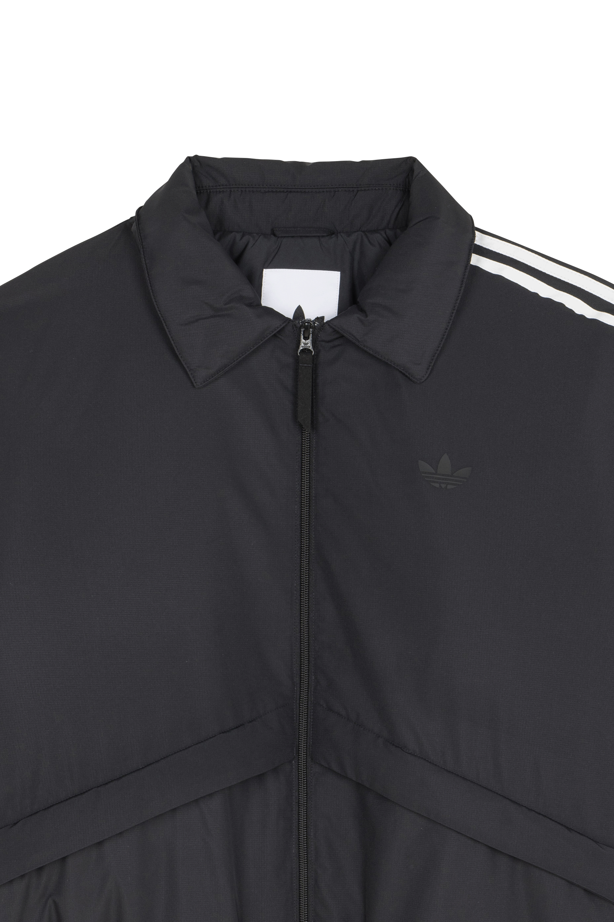 Oversized classic collar puffer coat Black