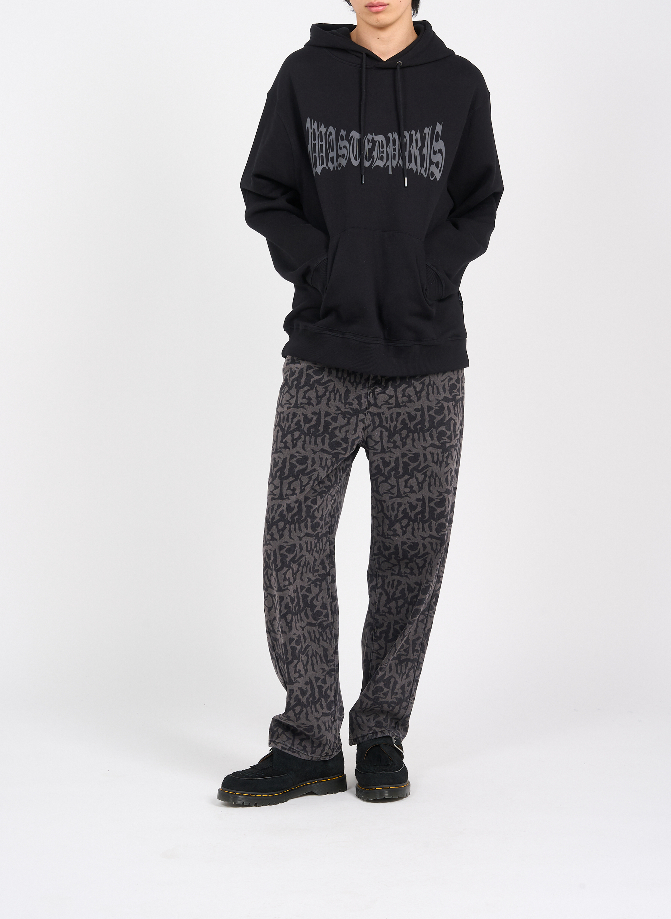 Hoodie | Black WASTED Men