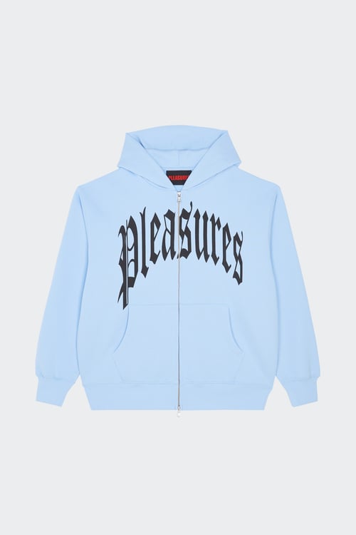 Hoodie zippé - Taille L Bleu